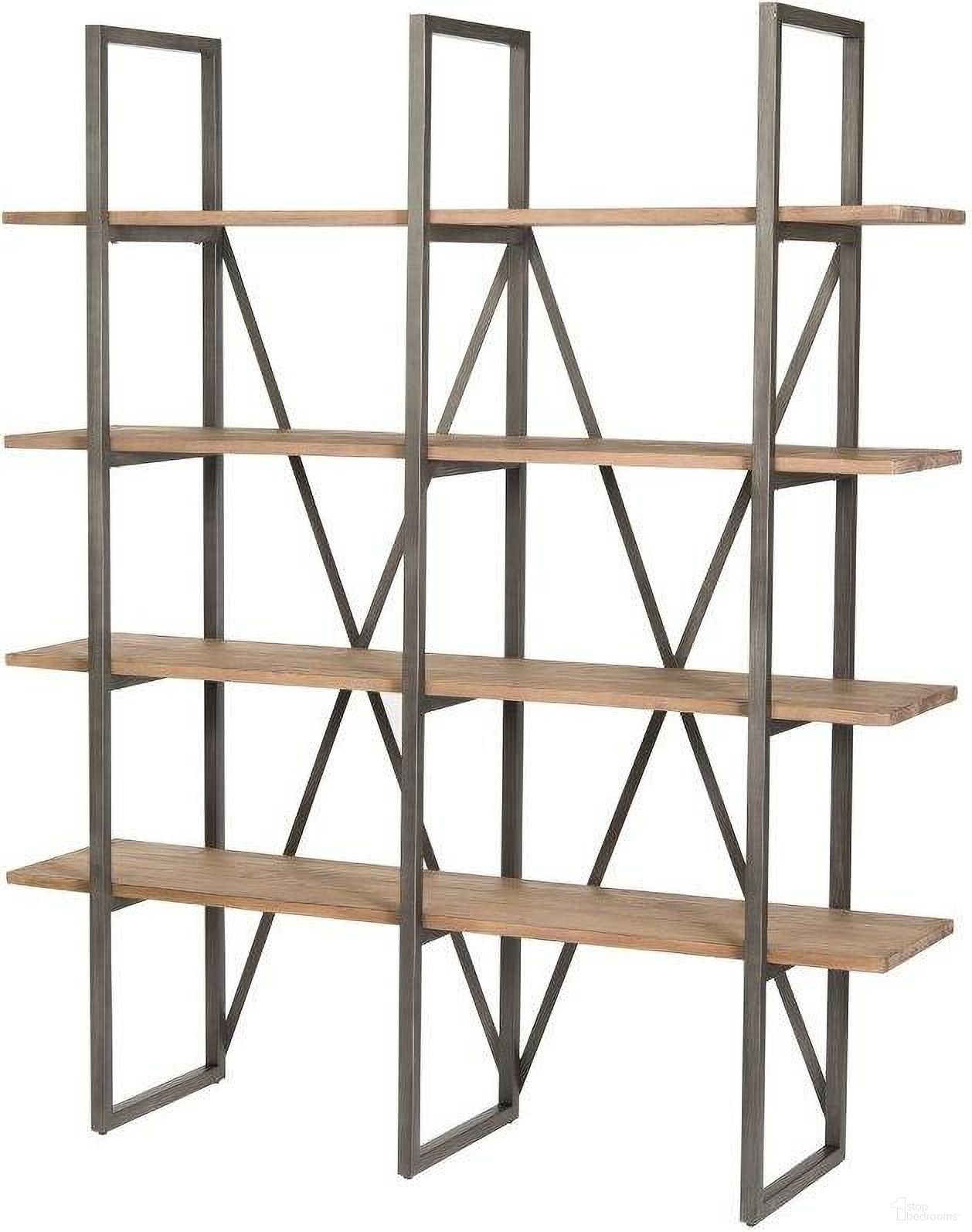 The appearance of Kenya Large Cain Rack In Salvaged Grey designed by LH Imports in the industrial interior design. This brown and grey piece of furniture was selected by 1StopBedrooms from Kenya Collection to add a touch of cosiness and style into your home. Sku: KNA08. Material: Wood.