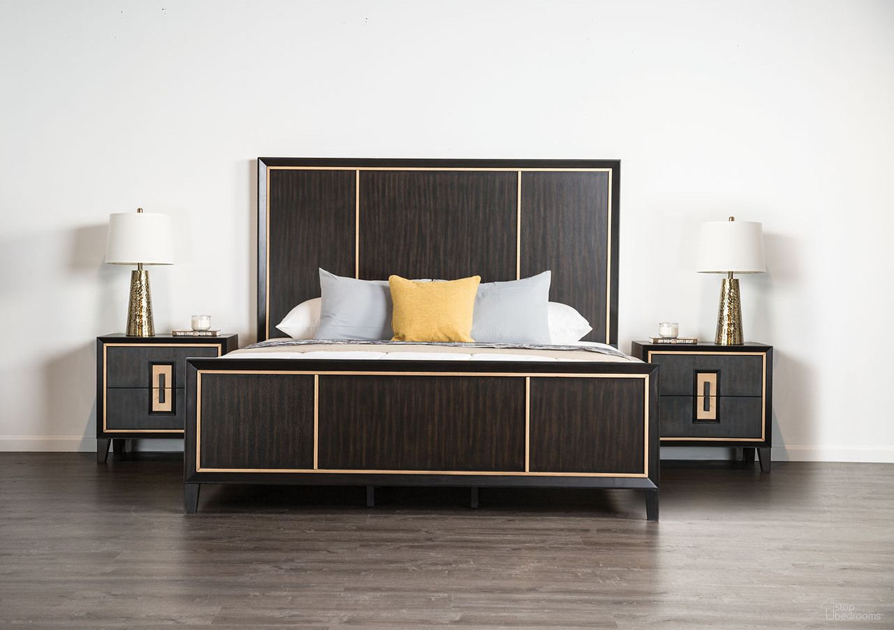 The appearance of Kenyada Queen Bed In Espresso designed by Furniture of America in the modern / contemporary interior design. This espresso piece of furniture was selected by 1StopBedrooms from Kenyada Collection to add a touch of cosiness and style into your home. Sku: FM7421ES-Q-FB;FM7421ES-Q-HB;FM7421ES-Q-R. Bed Size: Queen. Material: Solid Wood.