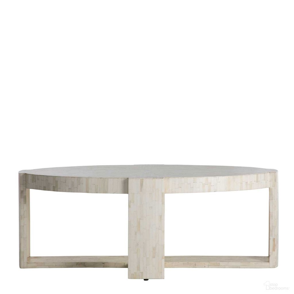The appearance of Kenzie Coffee Table In Bone Ivory designed by Gabby in the transitional interior design. This bone ivory piece of furniture was selected by 1StopBedrooms from Kenzie Collection to add a touch of cosiness and style into your home. Sku: SCH-175121. Material: Acacia.