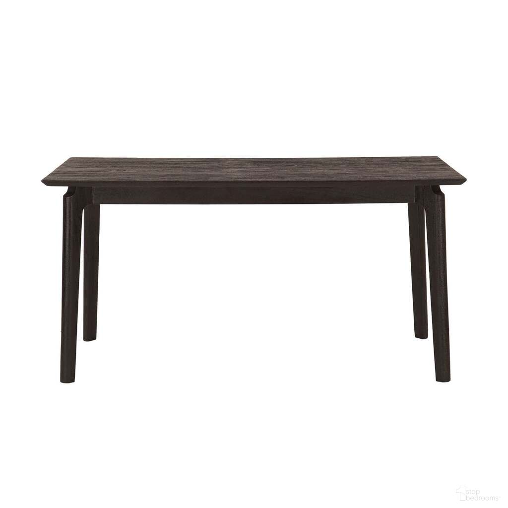 The appearance of Kenzo 60 Inch Dining Table Small In Black designed by LH Imports in the transitional interior design. This black piece of furniture  was selected by 1StopBedrooms from Kenzo Collection to add a touch of cosiness and style into your home. Sku: KEN012-BLK. Table Base Style: Legs. Table Top Shape: Rectangular. Size: 30" x 60". Material: Mango.
