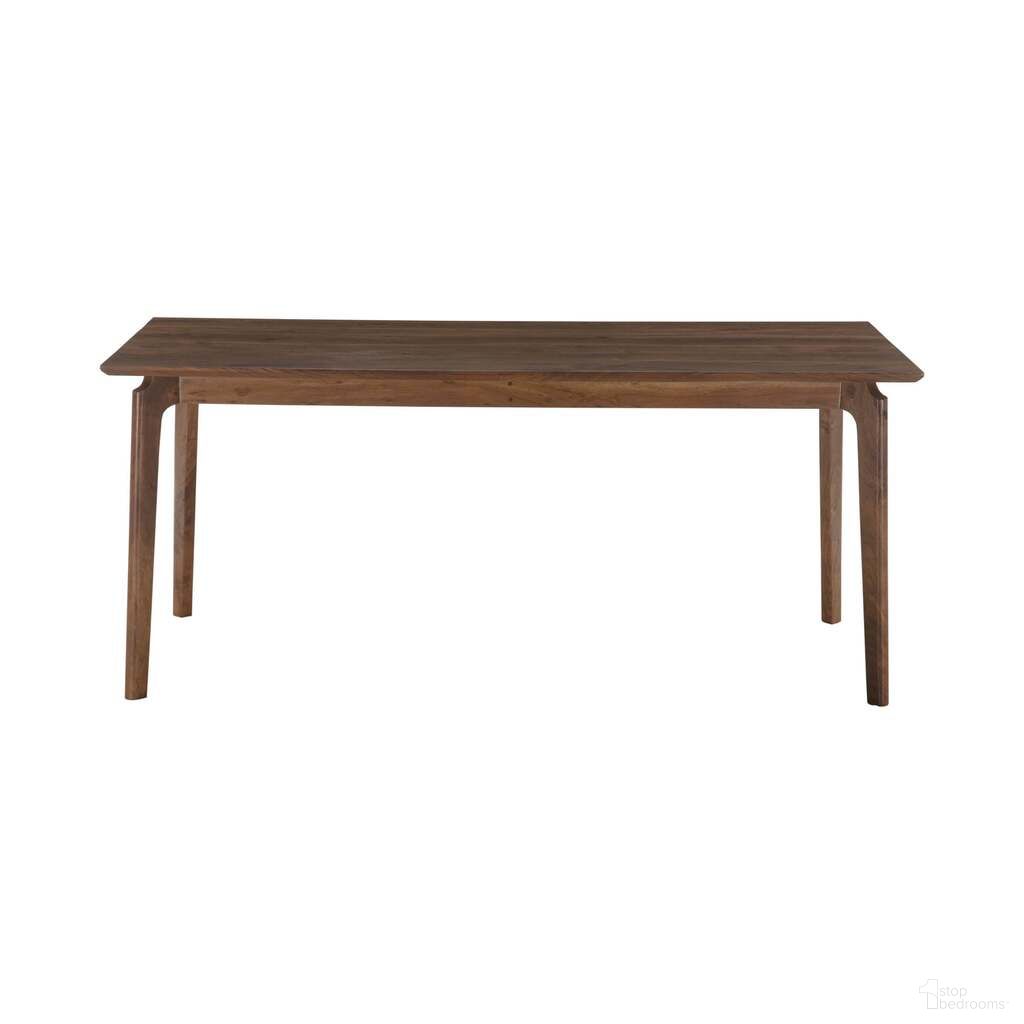 The appearance of Kenzo 60 Inch Dining Table Small In Brown designed by LH Imports in the transitional interior design. This brown piece of furniture  was selected by 1StopBedrooms from Kenzo Collection to add a touch of cosiness and style into your home. Sku: KEN012-BRN. Table Base Style: Legs. Table Top Shape: Rectangular. Size: 30" x 60". Material: Acacia.