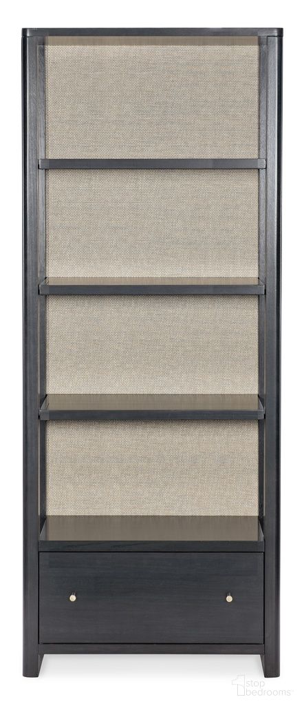 The appearance of Kenzo Bookcase In Black designed by Hooker in the transitional interior design. This black piece of furniture was selected by 1StopBedrooms from Kenzo Collection to add a touch of cosiness and style into your home. Sku: 6104-10443-99. Material: Eucalyptus.