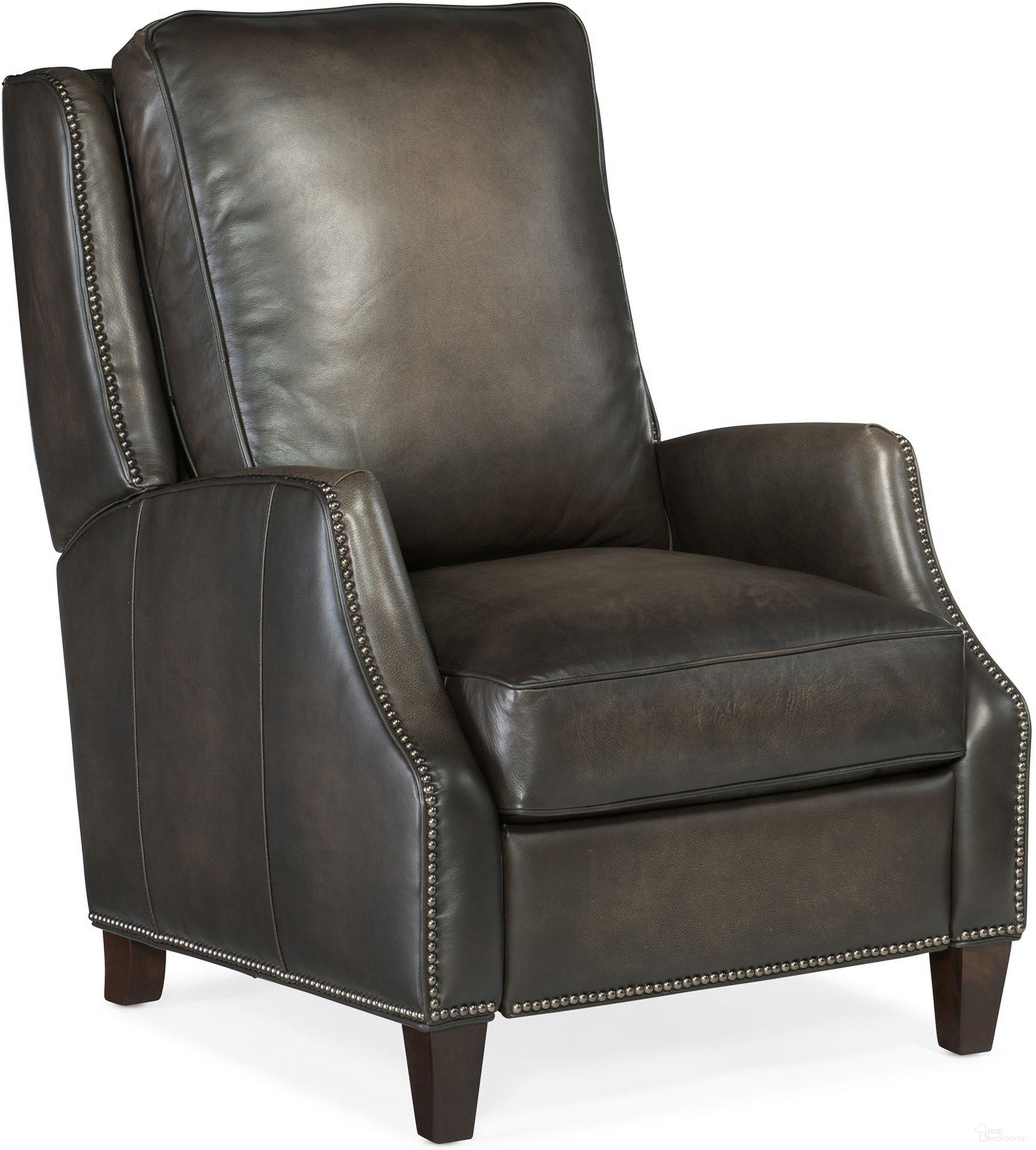 Kerley Manual Push Back Recliner In Grey
