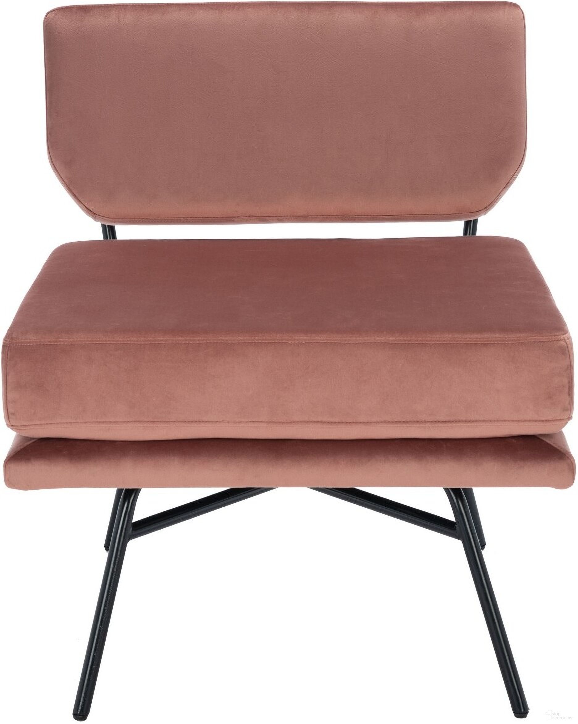 The appearance of Kermit Accent Chair in Dusty Rose designed by Safavieh in the modern / contemporary interior design. This dusty rose piece of furniture was selected by 1StopBedrooms from Kermit Collection to add a touch of cosiness and style into your home. Sku: ACH6210A. Material: Wood.