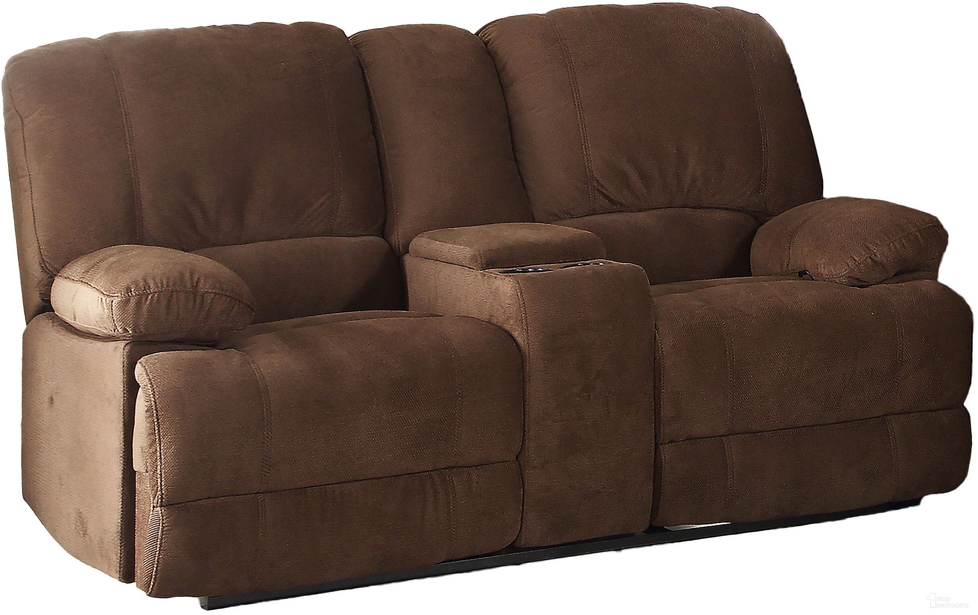 The appearance of Kevin Reclining Loveseat In Brown designed by AC Pacific in the modern / contemporary interior design. This brown piece of furniture was selected by 1StopBedrooms from Kevin Collection to add a touch of cosiness and style into your home. Sku: KEVIN-II-BROWN-CRL. Material: Polyester.