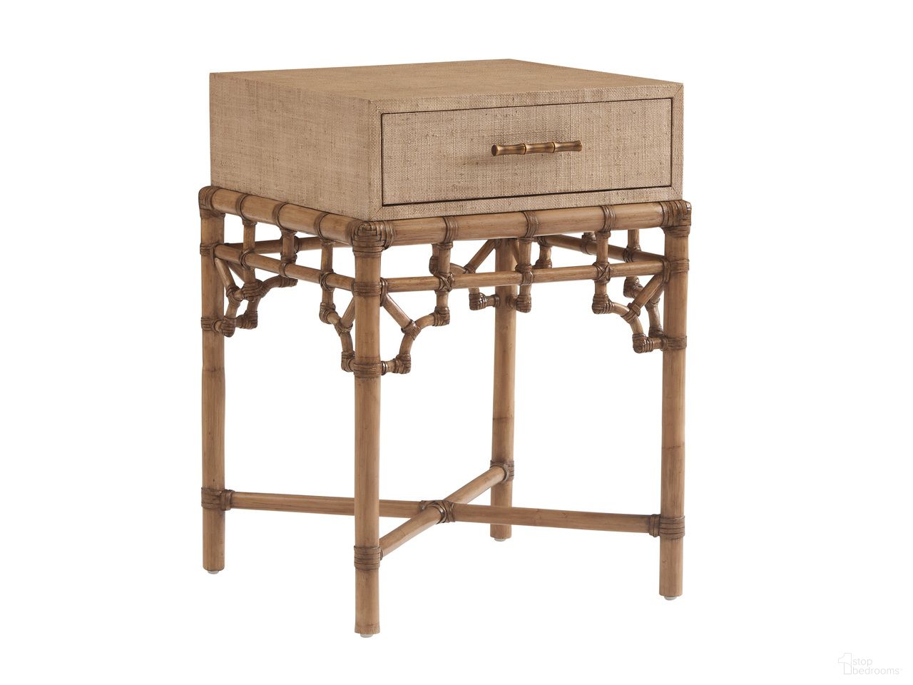 The appearance of Key Biscayne Arvida Night Table In Sunwashed designed by Tommy Bahama in the coastal interior design. This sunwashed piece of furniture was selected by 1StopBedrooms from Key Biscayne Collection to add a touch of cosiness and style into your home. Sku: 579-622. Material: Veneer.