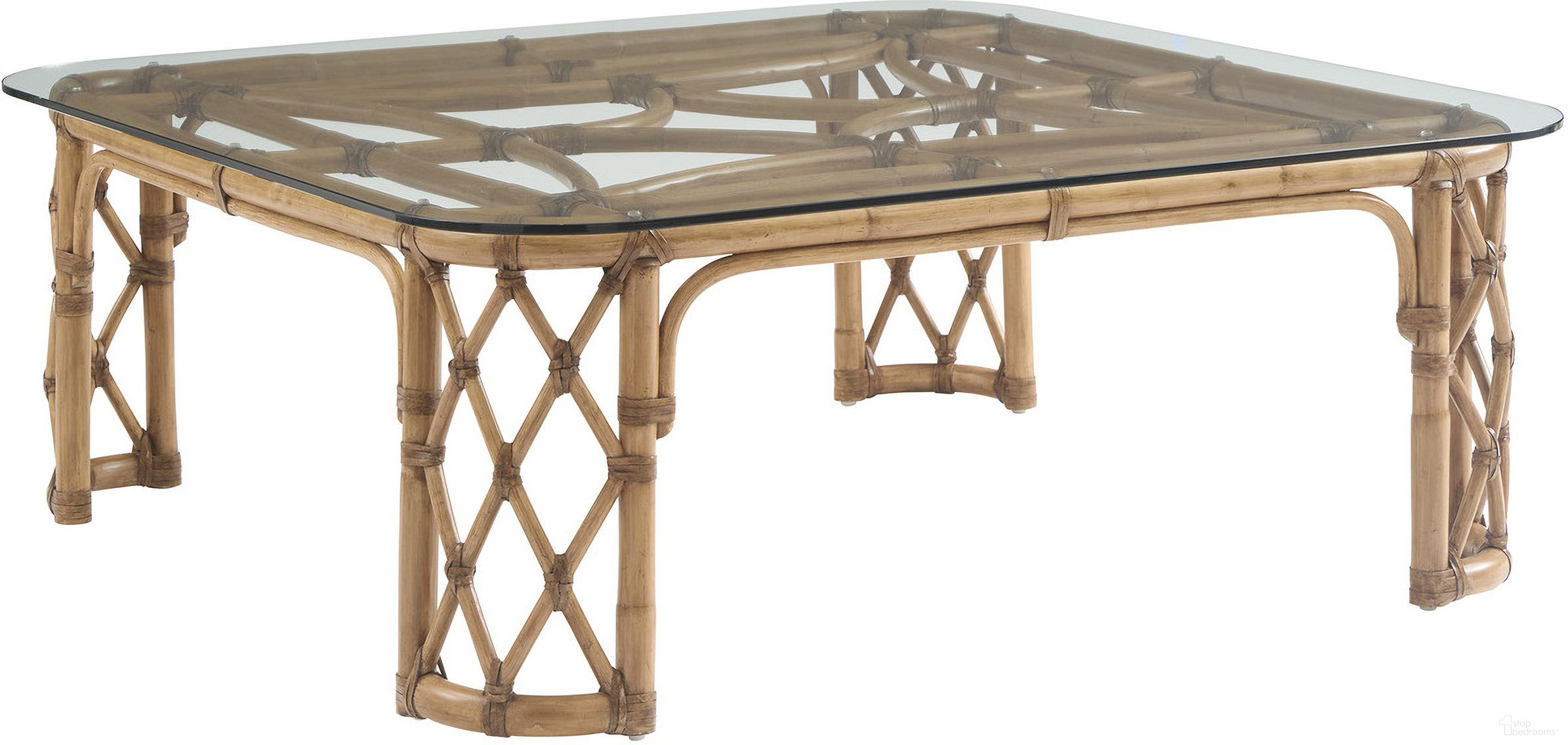 The appearance of Key Biscayne Coral Reef Square Cocktail Table In Sunwashed designed by Tommy Bahama in the coastal interior design. This sunwashed piece of furniture was selected by 1StopBedrooms from Key Biscayne Collection to add a touch of cosiness and style into your home. Sku: 579-949C. Material: Veneer.