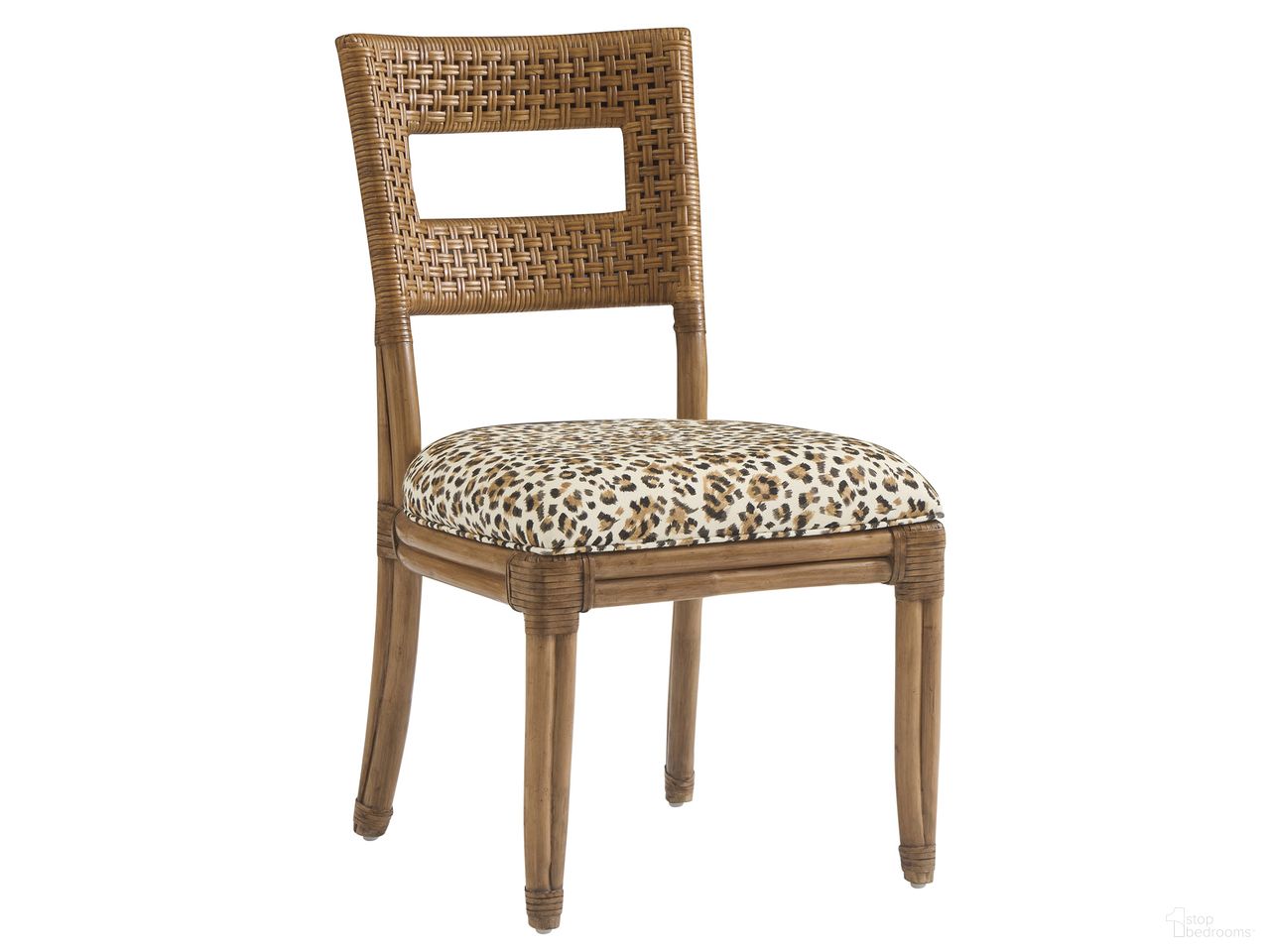 The appearance of Key Biscayne Delano Woven Side Chair In Sunwashed designed by Tommy Bahama in the coastal interior design. This sunwashed piece of furniture was selected by 1StopBedrooms from Key Biscayne Collection to add a touch of cosiness and style into your home. Sku: 579-880-40. Material: Veneer. Chair Type: Side Chair.