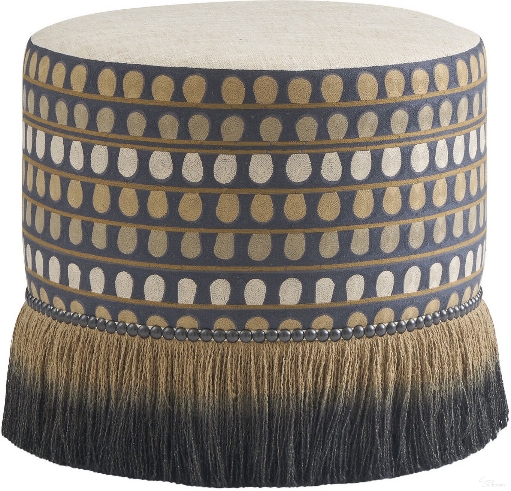 The appearance of Key Biscayne Lamar Swivel Ottoman designed by Tommy Bahama in the coastal interior design. This brown piece of furniture was selected by 1StopBedrooms from Key Biscayne Collection to add a touch of cosiness and style into your home. Sku: 7439-44SW-40.