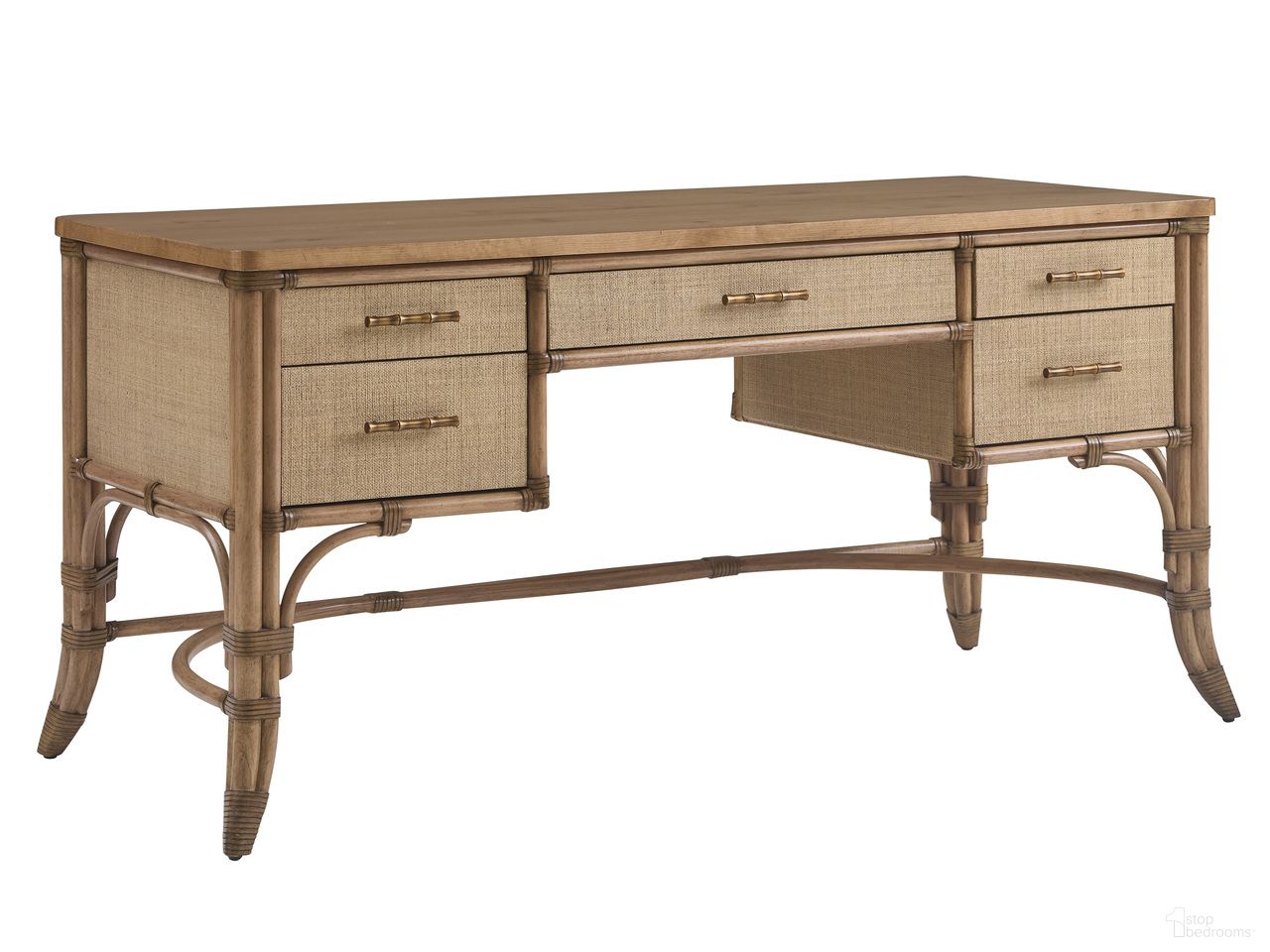 Key Biscayne Sunny Isles Writing Desk In Sunwashed