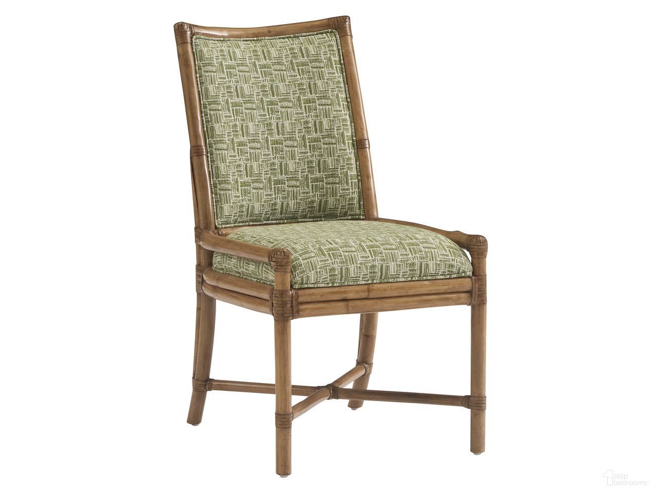 The appearance of Key Biscayne Upholstered Side Chair In Sunwashed designed by Tommy Bahama in the coastal interior design. This sunwashed piece of furniture was selected by 1StopBedrooms from Key Biscayne Collection to add a touch of cosiness and style into your home. Sku: 579-882-40. Material: Veneer. Chair Type: Side Chair.