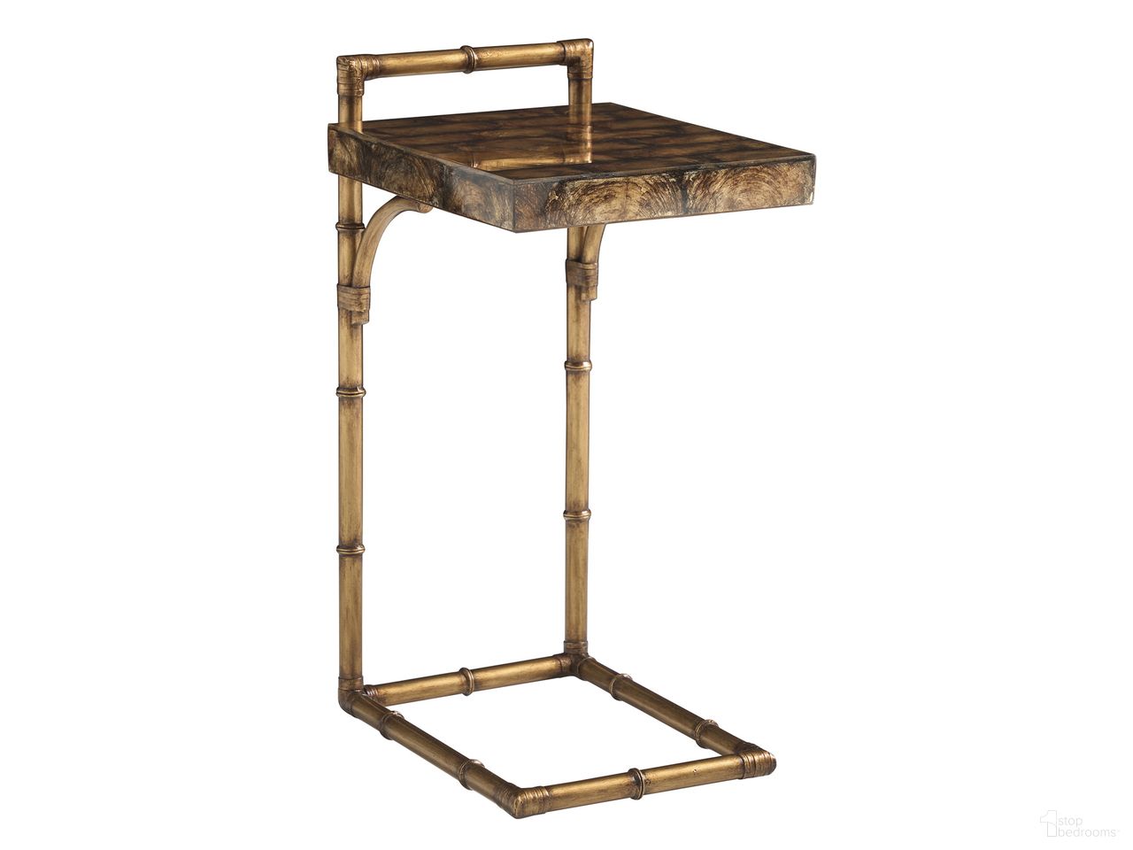 The appearance of Key Biscayne Yellowfin Accent Table In Sunwashed designed by Tommy Bahama in the coastal interior design. This sunwashed piece of furniture was selected by 1StopBedrooms from Key Biscayne Collection to add a touch of cosiness and style into your home. Sku: 579-952. Material: Veneer.