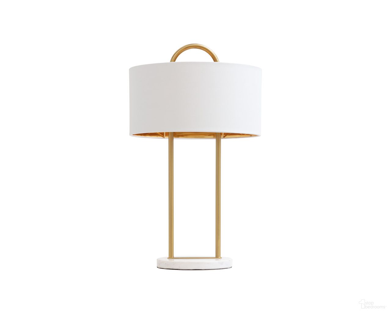 Kezna Table Lamp In Matte White