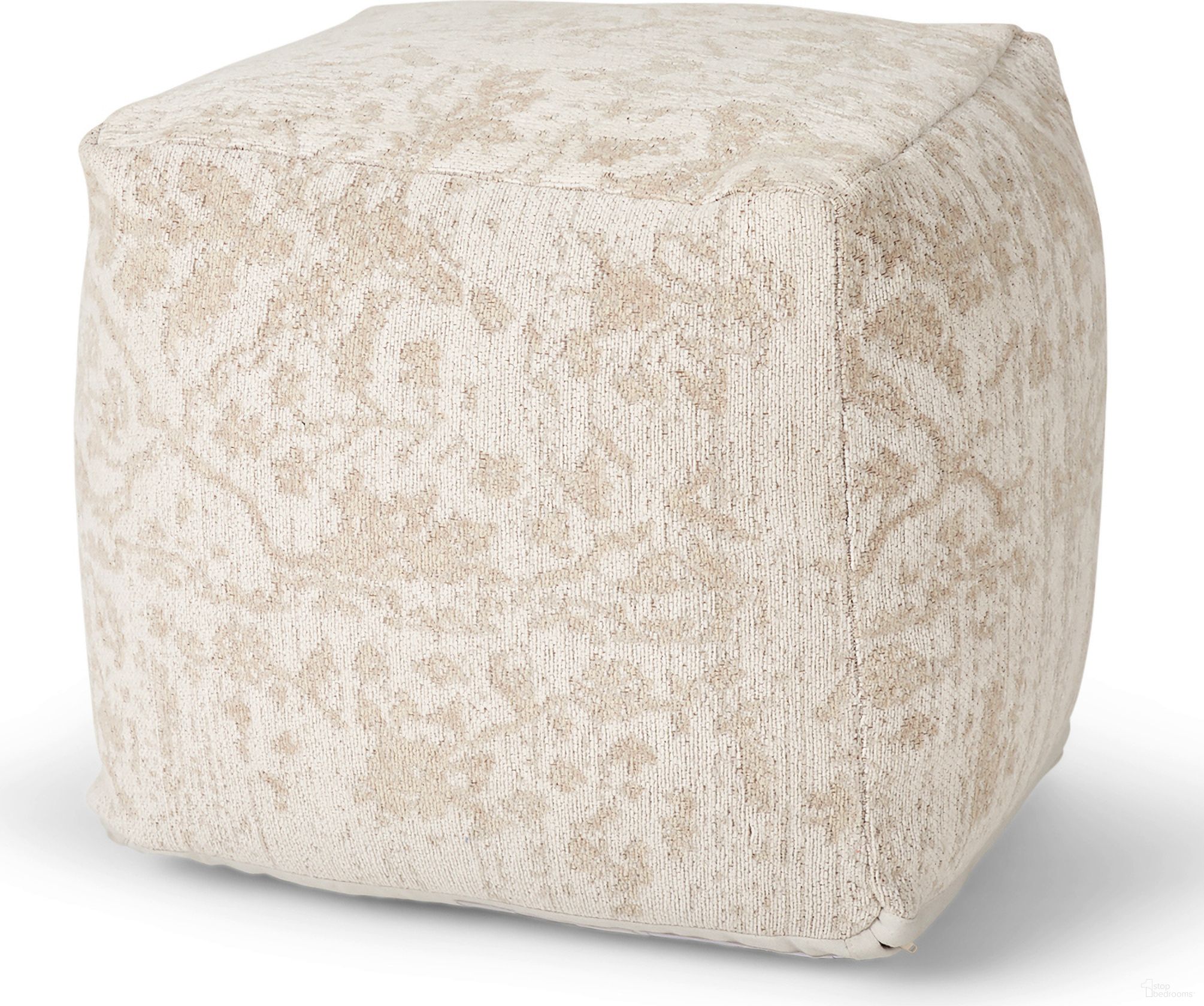 The appearance of Khloe 18 Inch Pouf In Cream designed by Mercana in the modern / contemporary interior design. This cream piece of furniture was selected by 1StopBedrooms from Khloe Collection to add a touch of cosiness and style into your home. Sku: 70376. Material: Cotton.