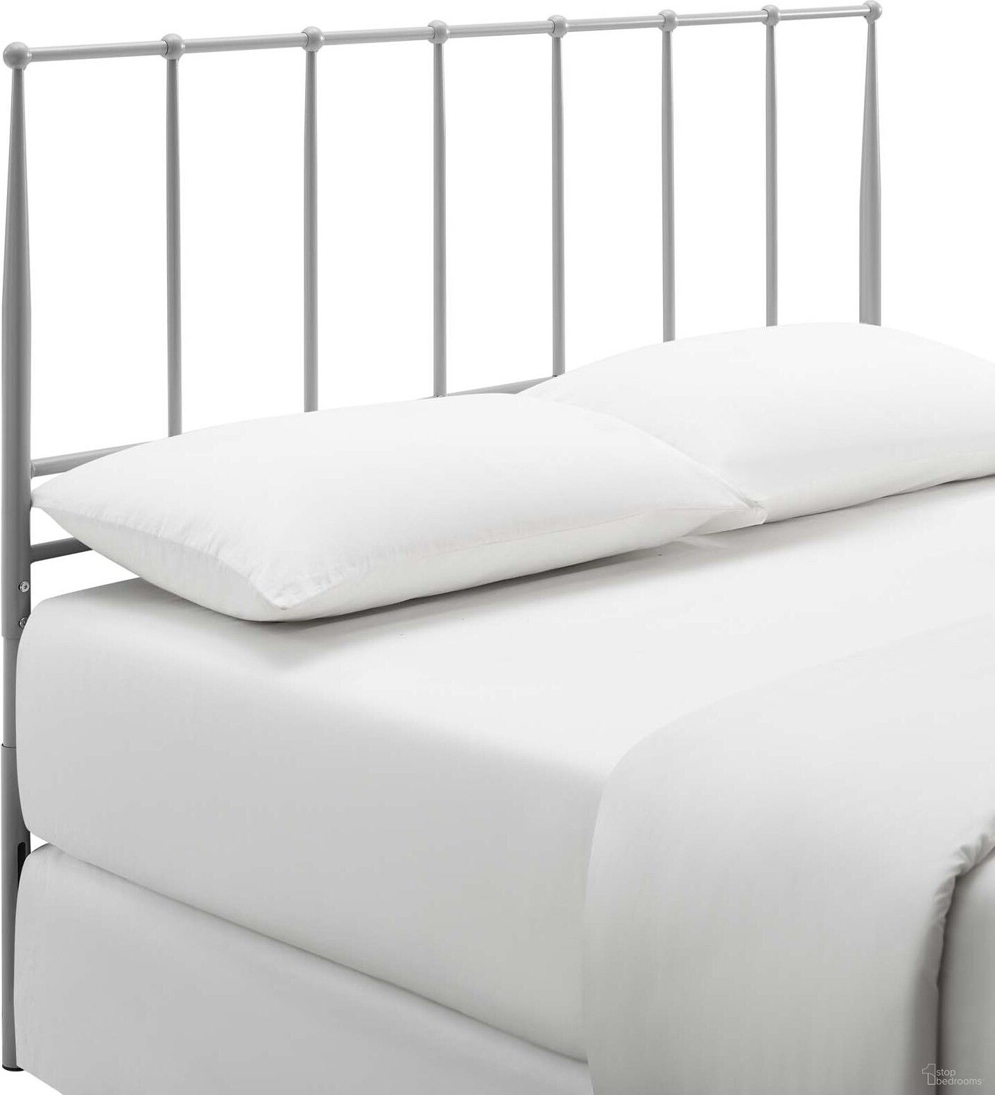 The appearance of Kiana Gray Full Metal Stainless Steel Headboard designed by Modway in the modern / contemporary interior design. This gray piece of furniture  was selected by 1StopBedrooms from Kiana Collection to add a touch of cosiness and style into your home. Sku: MOD-6104-GRY. Material: Metal. Bed Size: Full.