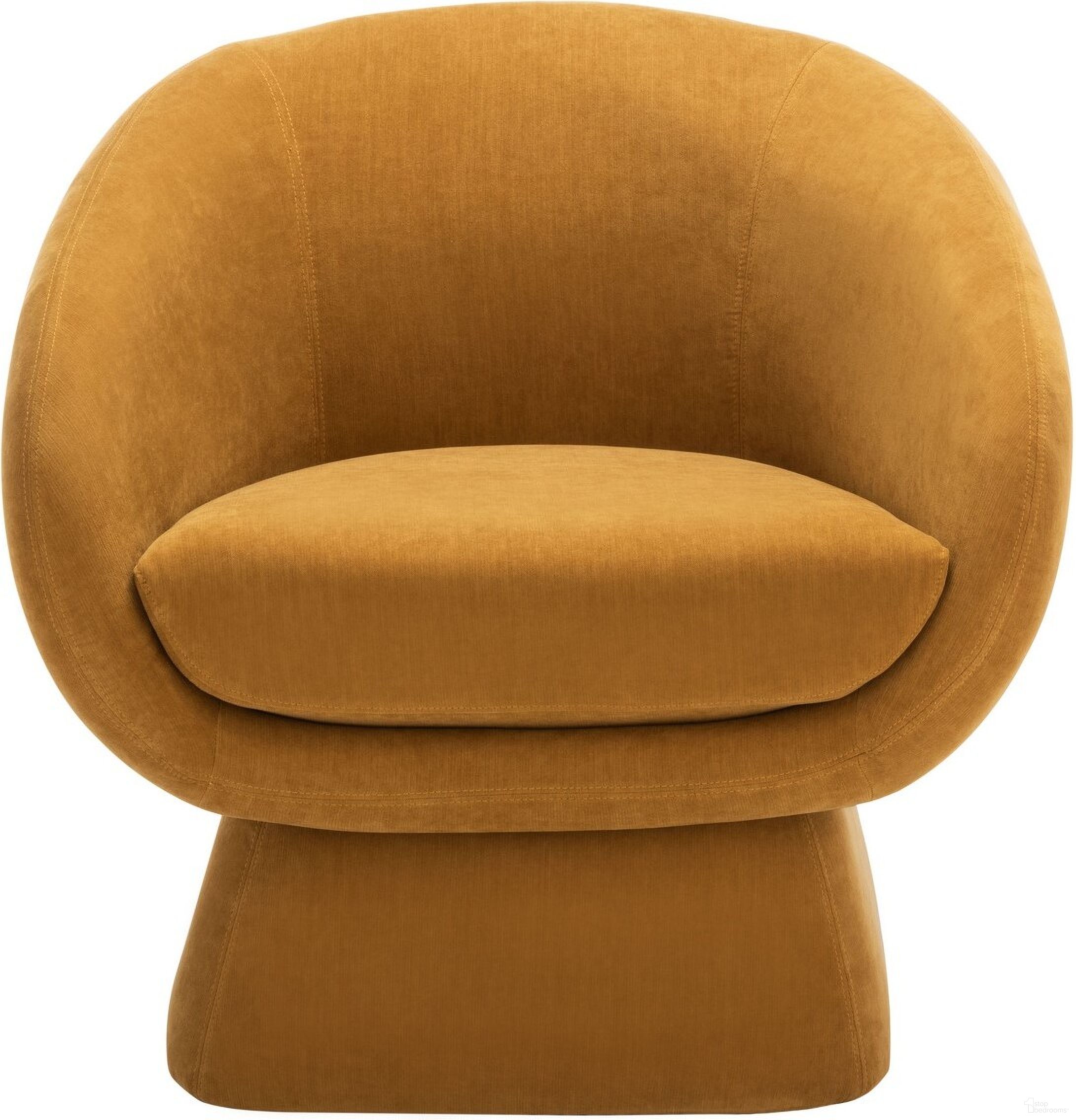 Kiana Modern Accent Chair In Mustard