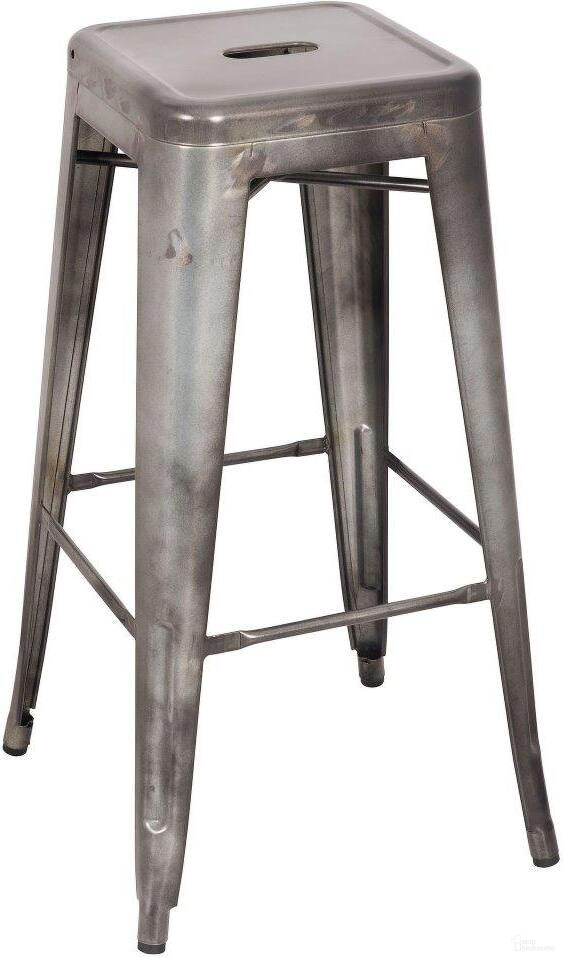 The appearance of Kiara Stool Set of 2 In Antique Silver designed by ACME in the transitional interior design. This antique silver piece of furniture was selected by 1StopBedrooms from Kiara Collection to add a touch of cosiness and style into your home. Sku: 96251. Material: Metal.