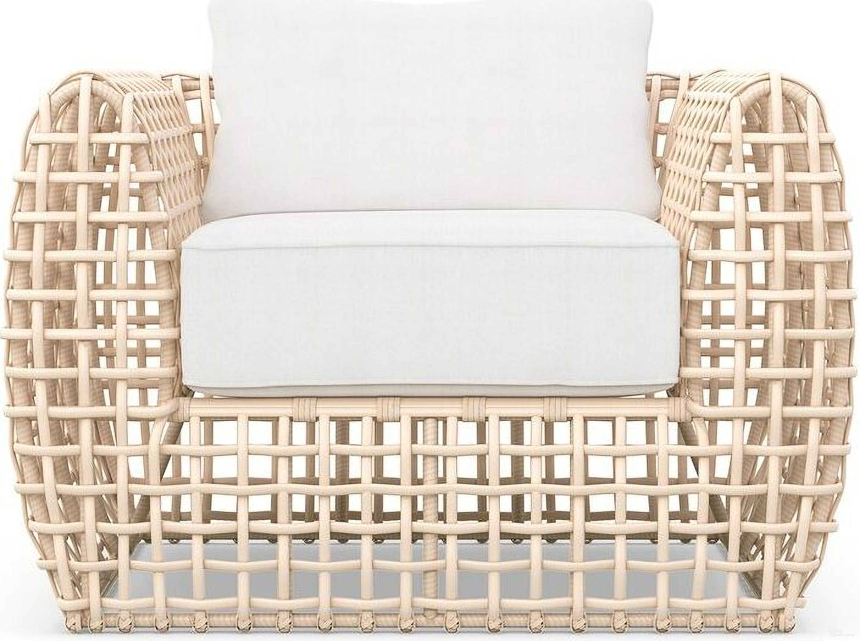 The appearance of Kiawah Club Chair with Cushion In Polar and Almond designed by Azzurro Living in the coastal interior design. This polar/almond piece of furniture was selected by 1StopBedrooms from Kiawah Collection to add a touch of cosiness and style into your home. Sku: KIA-W05S1-CU. Material: Aluminum.