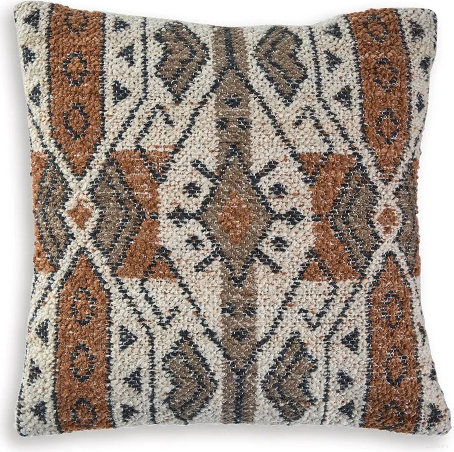 The appearance of Kierenworth Pillow Set of 4 In Sienna/Ivory/Black designed by Signature Design by Ashley in the transitional interior design. This sienna/ivory/black piece of furniture was selected by 1StopBedrooms from Kierenworth Collection to add a touch of cosiness and style into your home. Sku: A1001110.