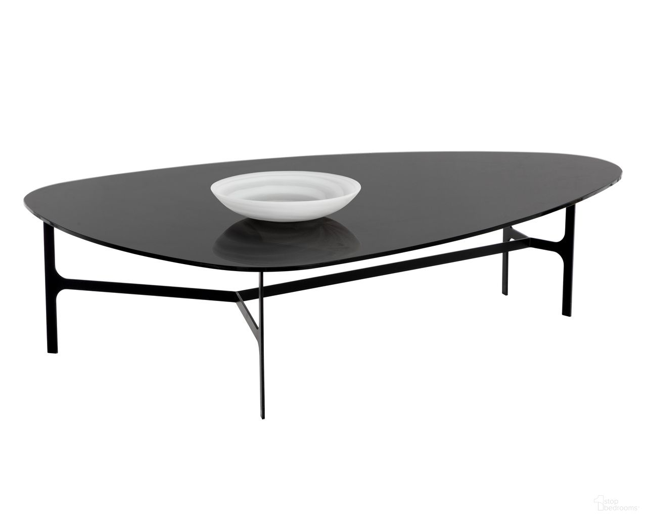 Kiernan Coffee Table In Matte Black