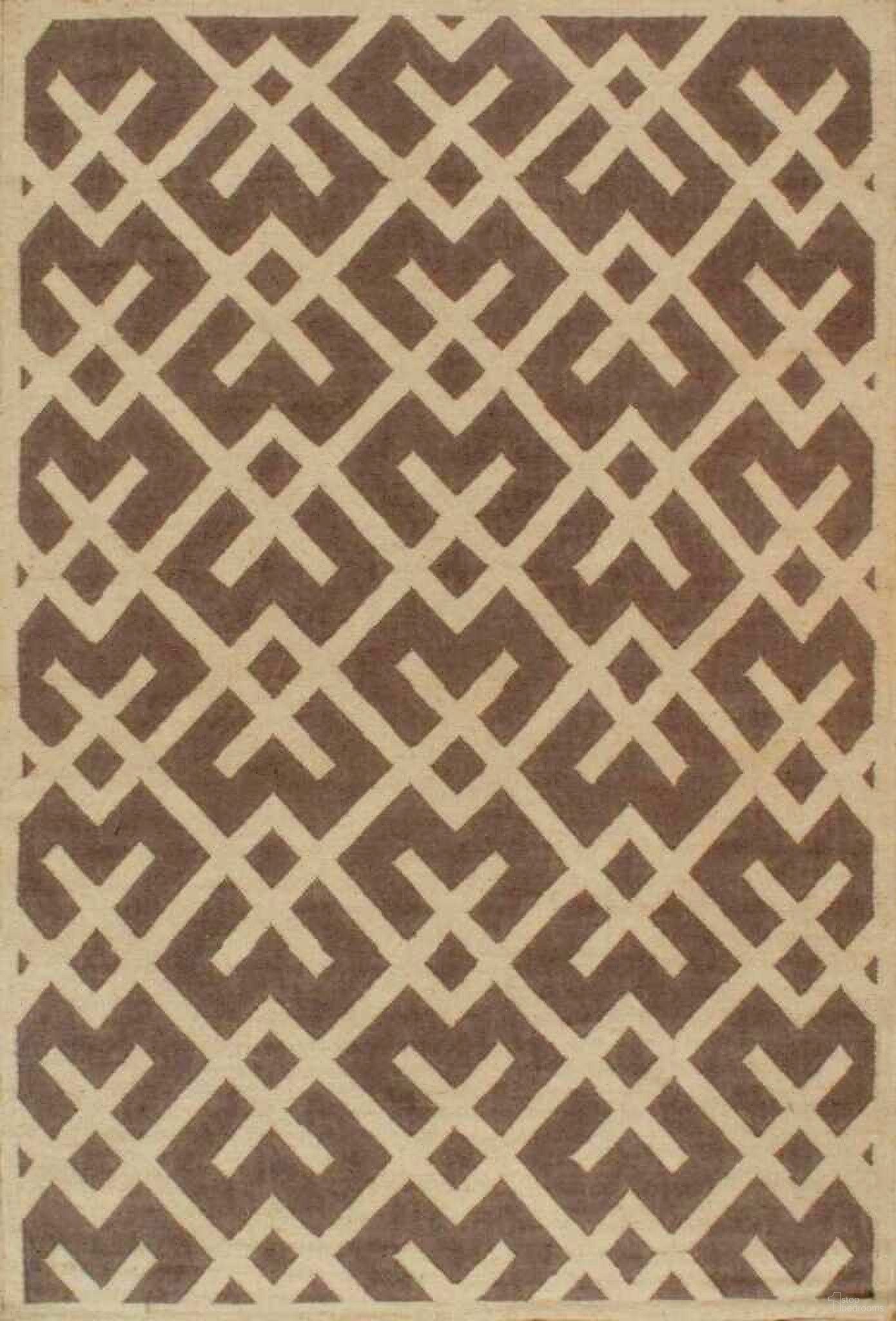 Kilim Flat Weave Lamb's Wool Area Rug- 4' x 6' In Grey and Ivory