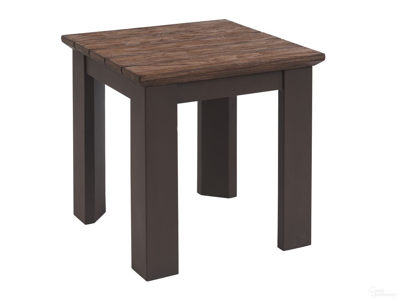 The appearance of Kilimanjaro Serving End Table In Dark Brown designed by Tommy Bahama in the modern / contemporary interior design. This dark brown piece of furniture  was selected by 1StopBedrooms from Kilimanjaro Collection to add a touch of cosiness and style into your home. Sku: 3350-955. Table Top Shape: Square. Material: Woven.