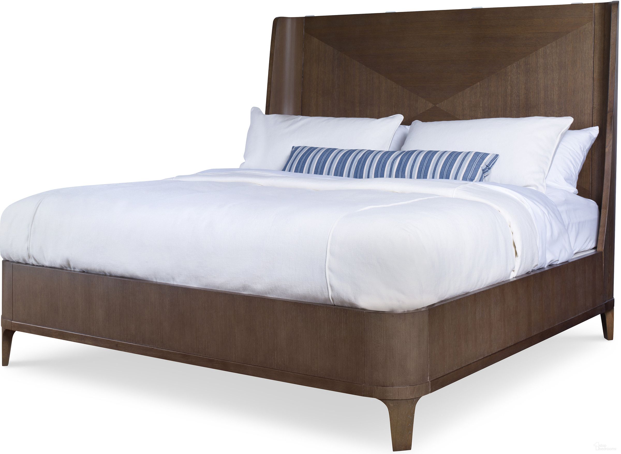 King Bed In Bowery Cerused