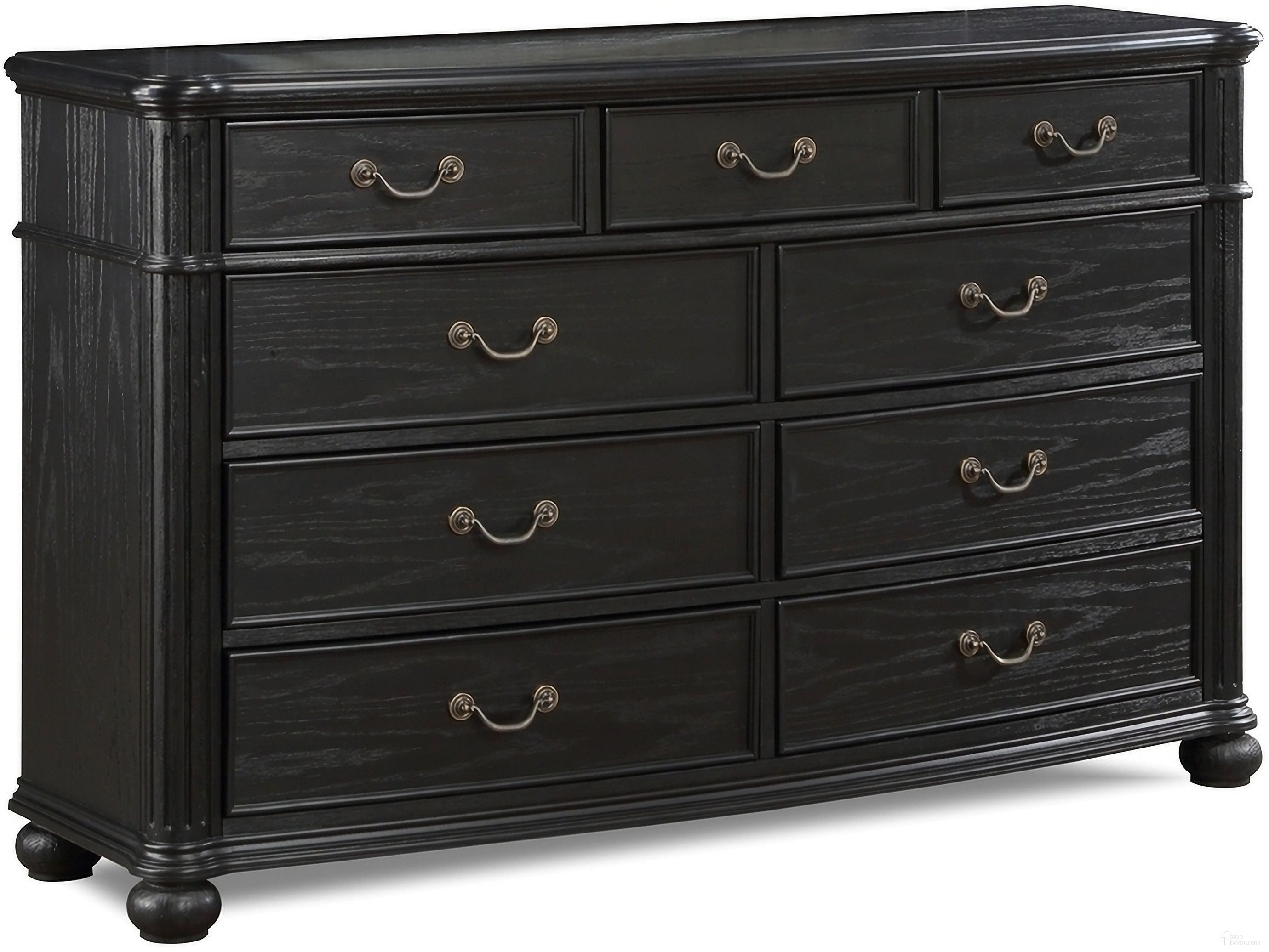 The appearance of Kingsbury Dresser In Charcoal designed by Crown Mark in the traditional interior design. This charcoal piece of furniture was selected by 1StopBedrooms from Kingsbury Collection to add a touch of cosiness and style into your home. Sku: B1130-1. Material: Wood.