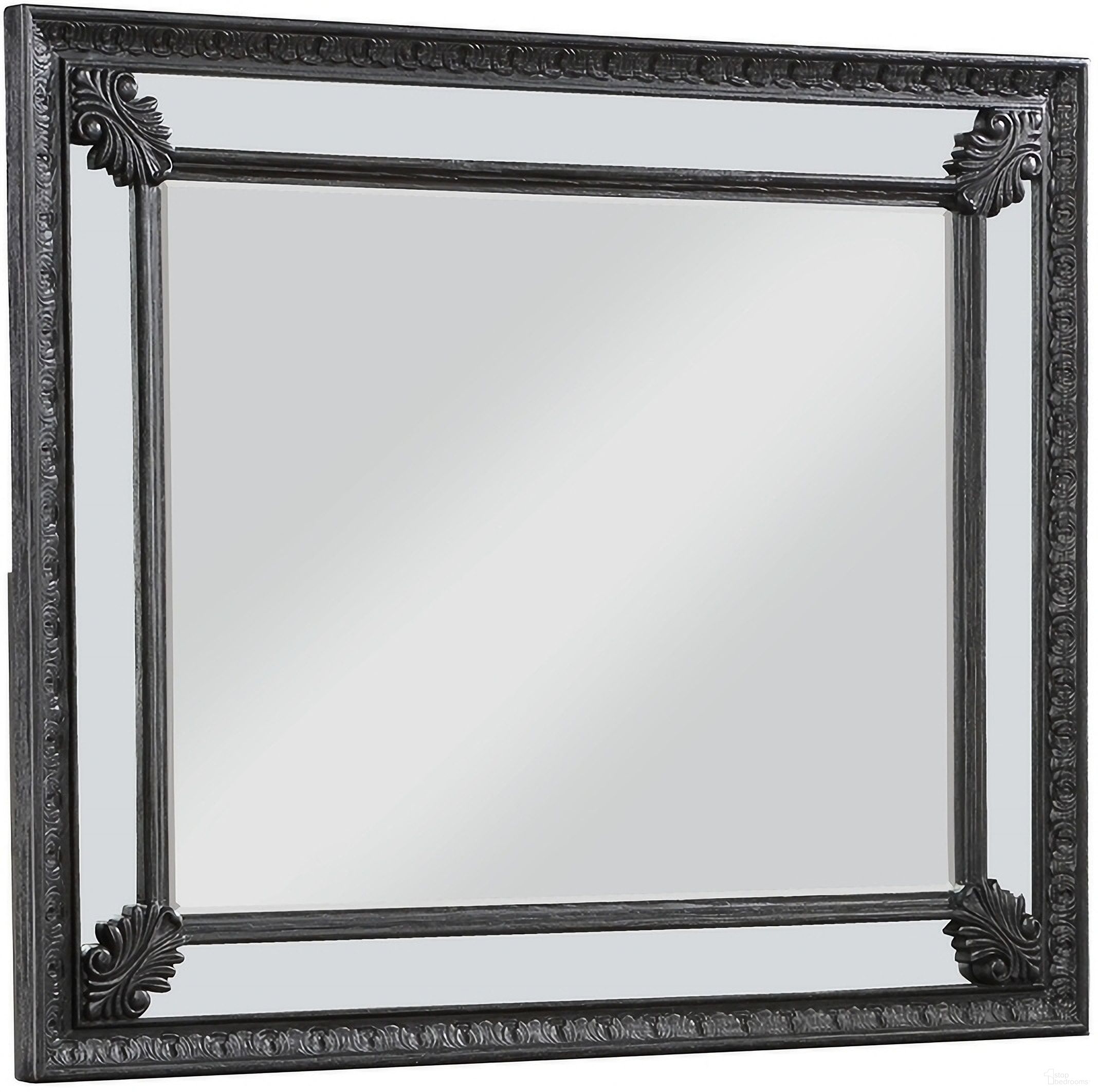 Kingsbury Dresser Mirror In Charcoal