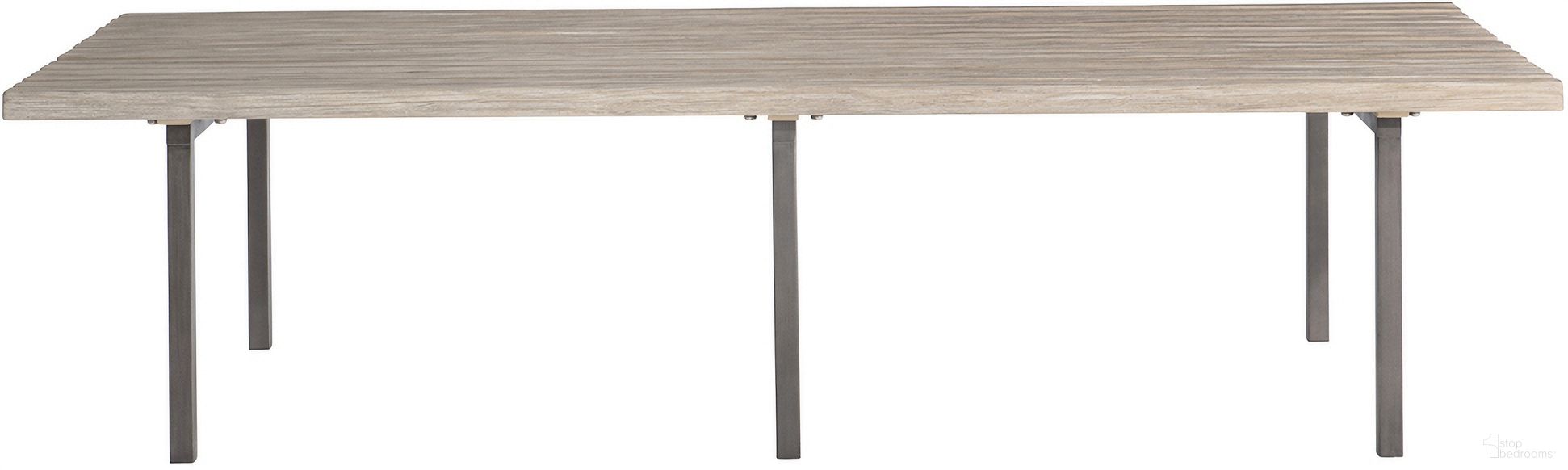 The appearance of Kingston Outdoor Cocktail Table designed by Bernhardt in the modern / contemporary interior design. This sea oat piece of furniture was selected by 1StopBedrooms from Kingston Collection to add a touch of cosiness and style into your home. Sku: X07021. Material: Wood. Table Top Shape: Rectangular.