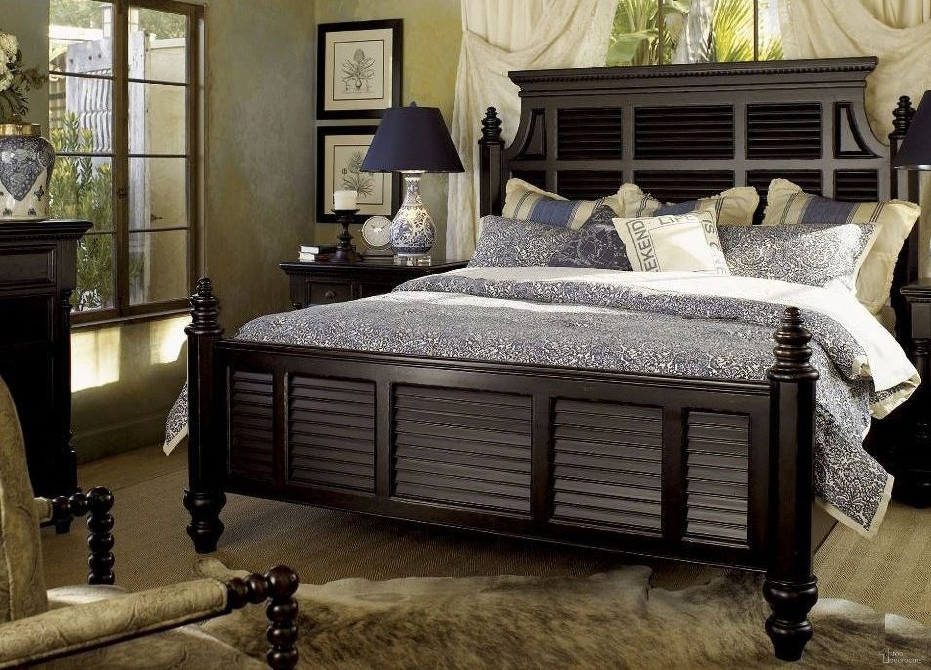 The appearance of Kingstown Rich Tamarind Malabar Panel Bedroom Set designed by Tommy Bahama in the traditional interior design. This tamarind piece of furniture  was selected by 1StopBedrooms from Kingstown Collection to add a touch of cosiness and style into your home. Sku: 619-133C;619-622. Bed Type: Panel Bed. Material: Leather. Bed Size: Queen.