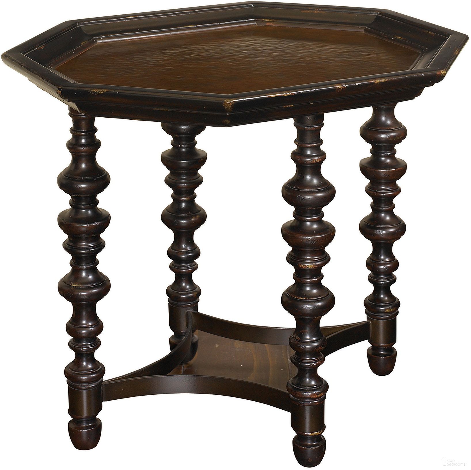 Kingstown Plantation Accent Table In Tamarind