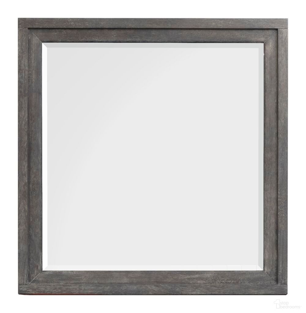 The appearance of Kinsley Portrait Mirror In Black Heron designed by Magnussen in the transitional interior design. This black heron piece of furniture  was selected by 1StopBedrooms from Kinsley Collection to add a touch of cosiness and style into your home. Sku: B5890-42. Material: Oak Veneer.
