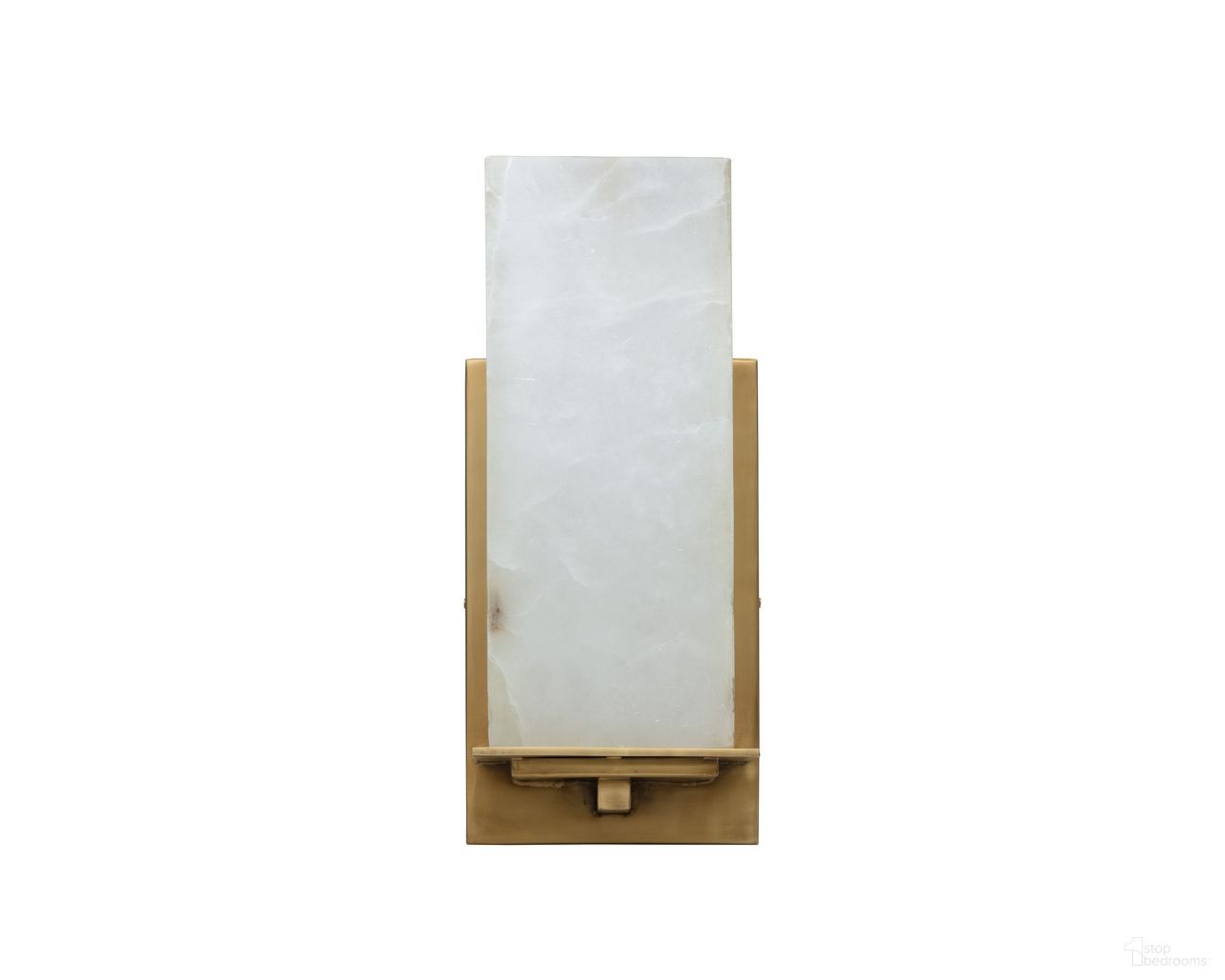 Kinu Sconce In Natural and Antique Brass