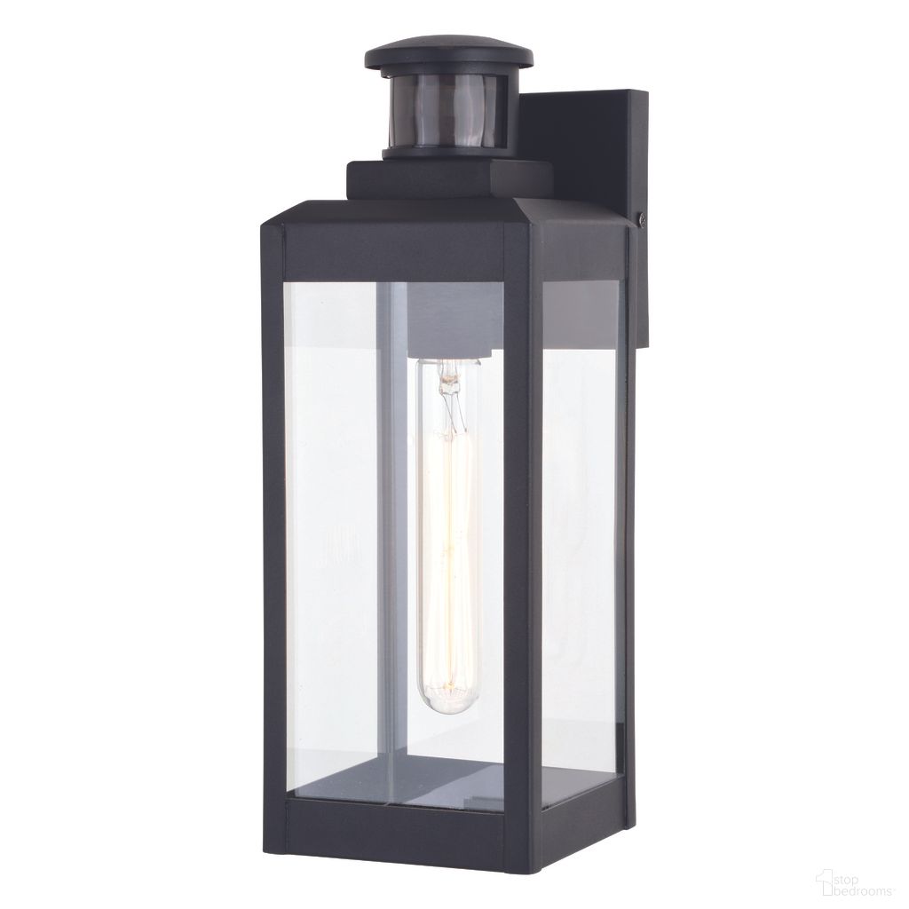 The appearance of Kinzie Dualux 5 Inch Outdoor Motion Sensor Wall Light In Textured Black designed by Vaxcel in the transitional interior design. This textured black piece of furniture  was selected by 1StopBedrooms from Kinzie Collection to add a touch of cosiness and style into your home. Sku: T0599. Material: Steel.