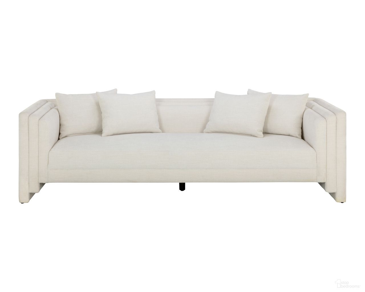 Kira Sofa In Heather Ivory Tweed