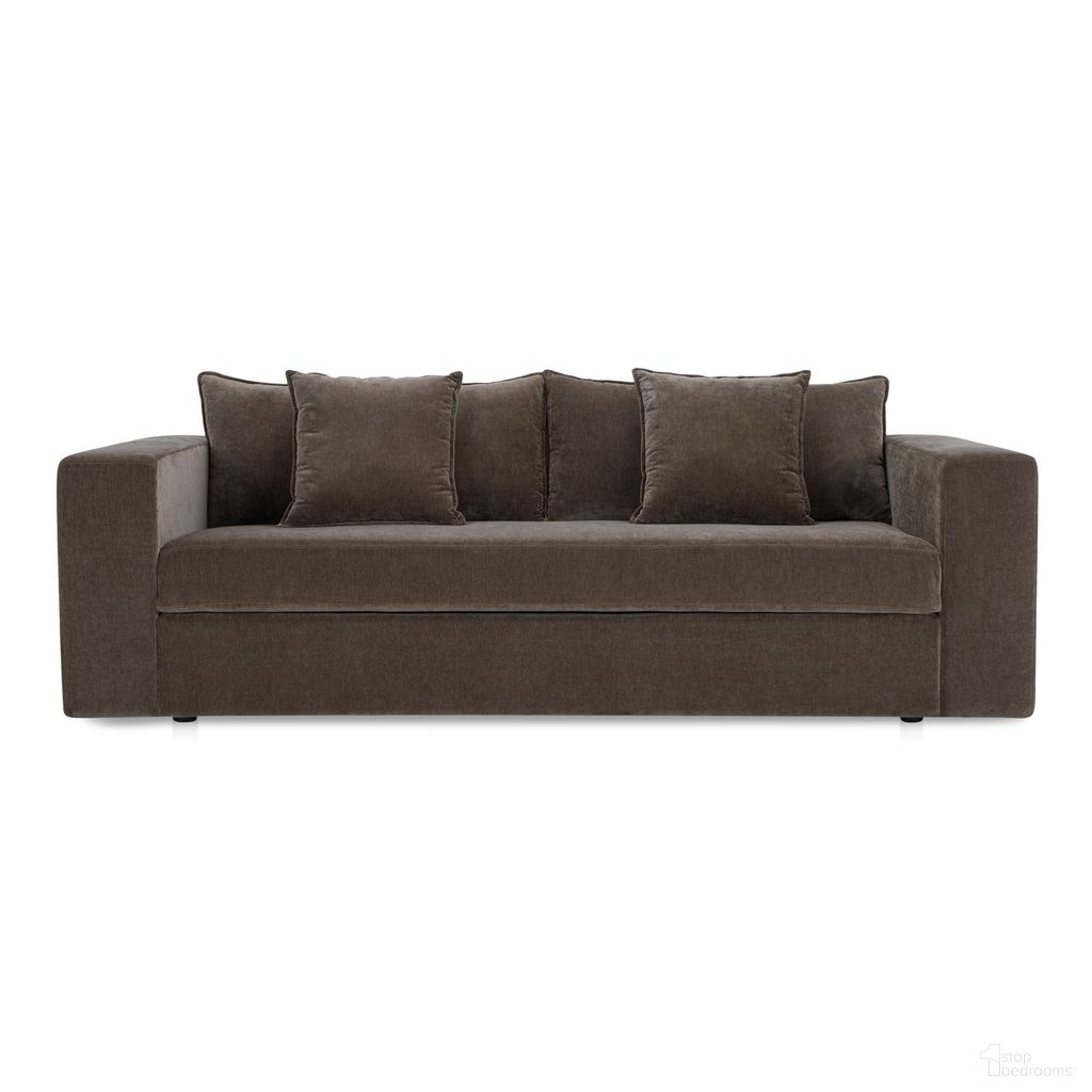 Kiran Sleeper Sofa In Warm Charcoal
