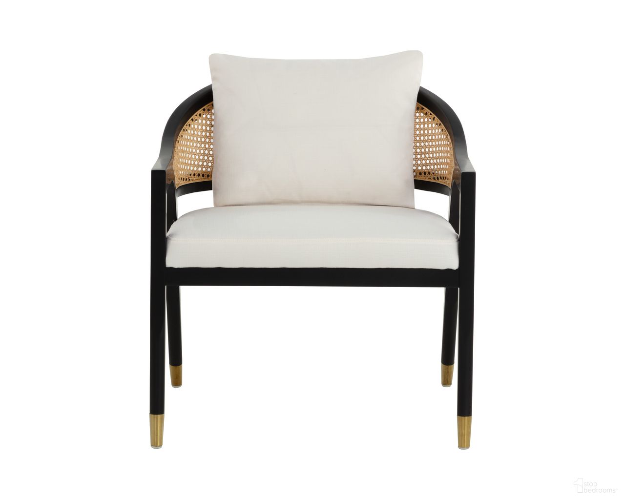 Kirsten Lounge Chair In Linoso Ivory