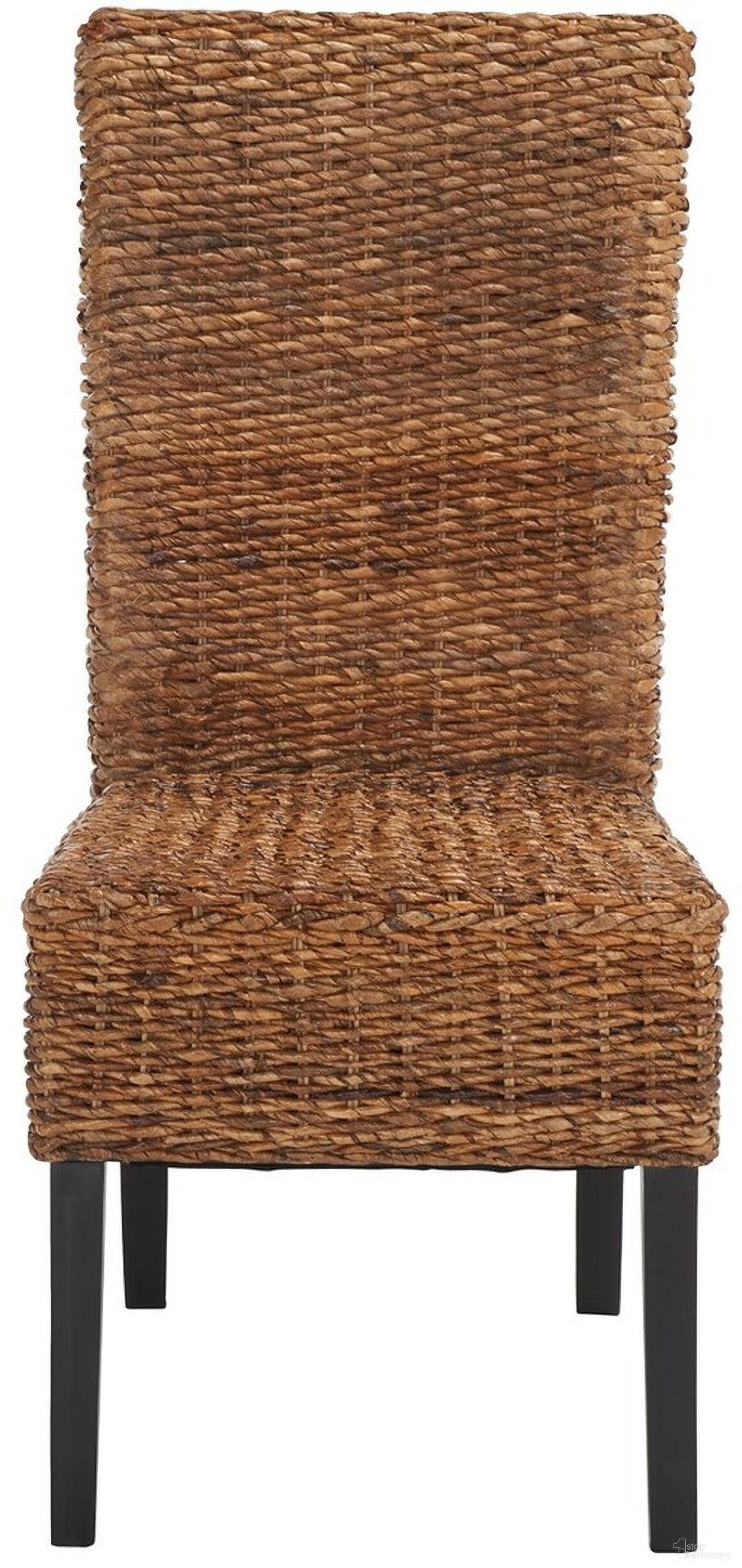 The appearance of Kiska Natural and Dark Brown Rattan Side Chair Set of 2 designed by Safavieh in the modern / contemporary interior design. This dark brown piece of furniture was selected by 1StopBedrooms from Safavieh FOX Collection to add a touch of cosiness and style into your home. Sku: FOX1021A-SET2. Material: Iron. Chair Type: Side Chair.