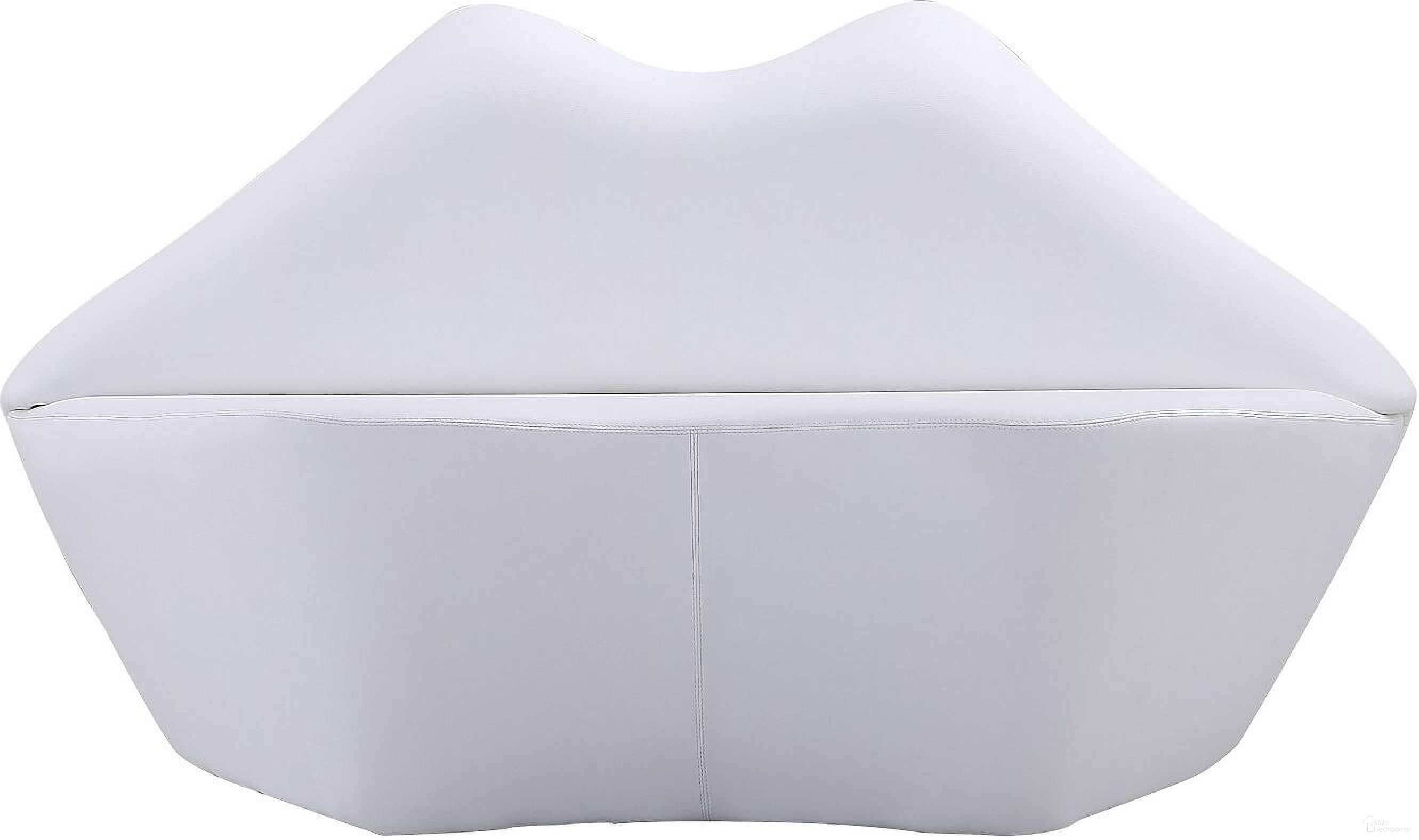 The appearance of Kiss Loveseat in White designed by Manhattan Comfort in the modern / contemporary interior design. This white piece of furniture was selected by 1StopBedrooms from Kiss Collection to add a touch of cosiness and style into your home. Sku: LS010-WH. Material: Wood.