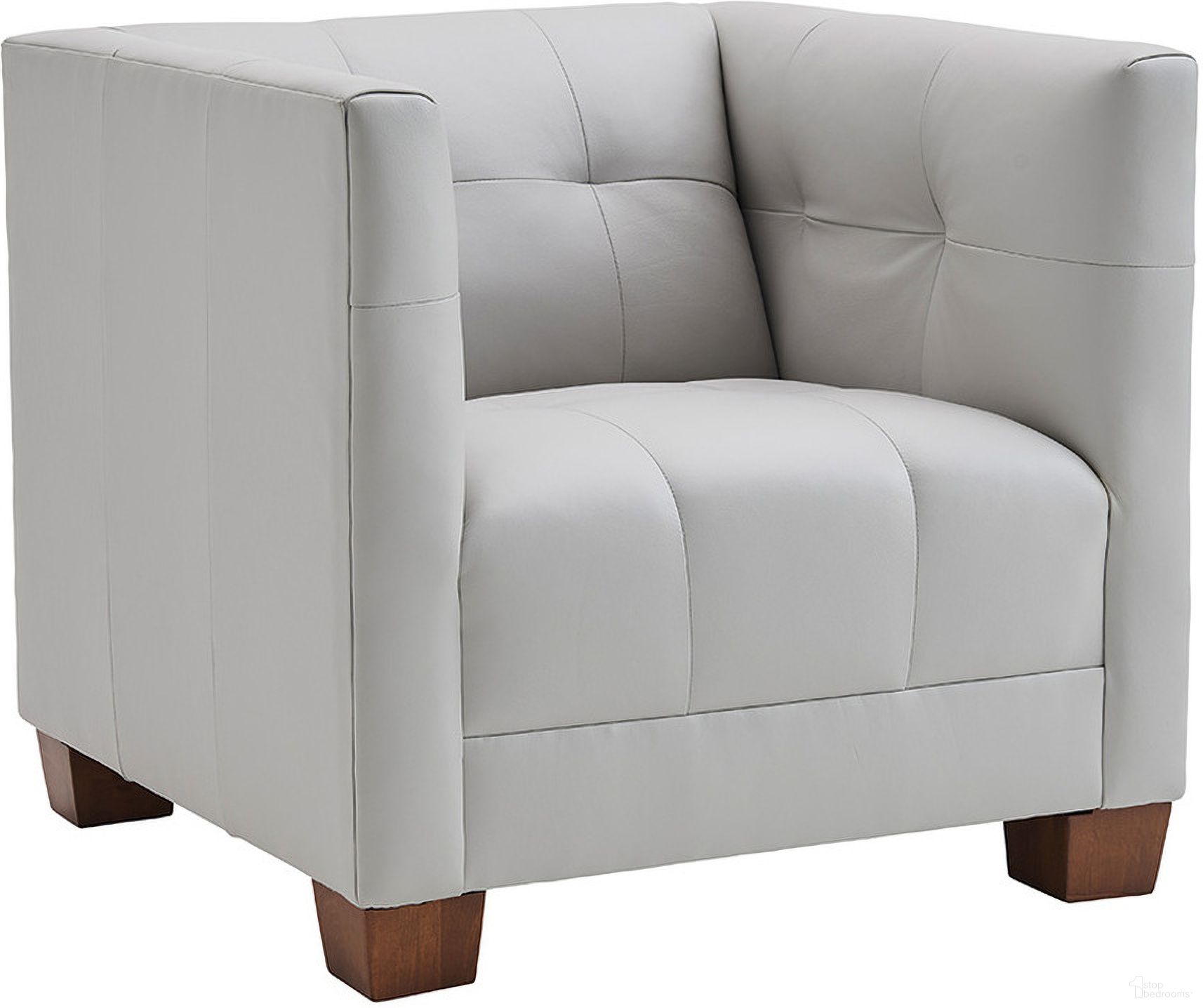 The appearance of Kitano Emilia Leather Chair designed by Lexington in the modern / contemporary interior design. This beige/tan piece of furniture was selected by 1StopBedrooms from Kitano Collection to add a touch of cosiness and style into your home. Sku: LL7232-11-40. Material: Leather.