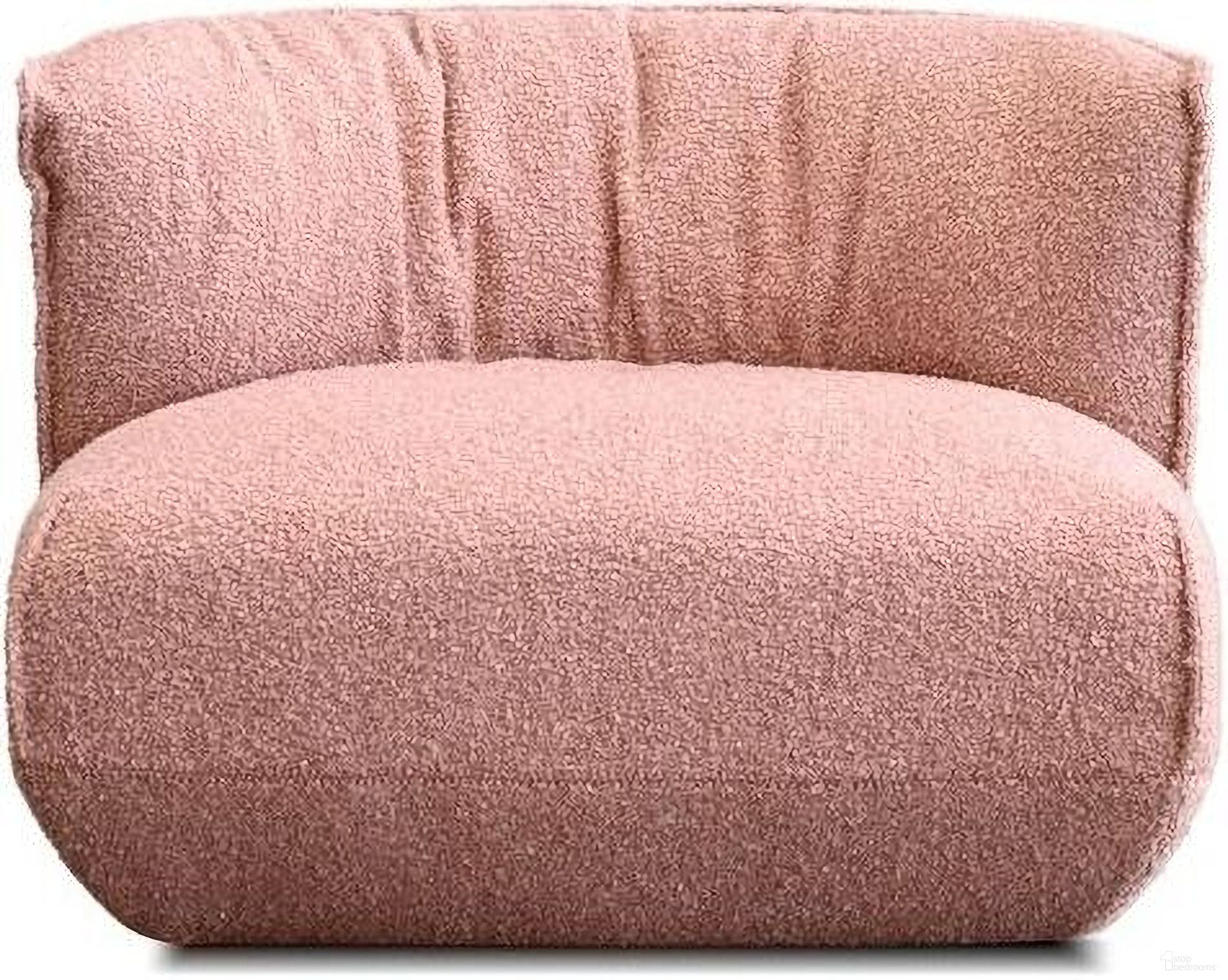 The appearance of Kitsui Lounge Chair In Coral designed by Mobital in the modern / contemporary interior design. This coral piece of furniture was selected by 1StopBedrooms from Kitsui Collection to add a touch of cosiness and style into your home. Sku: LCH-KITS-CORA-RIWF. Material: Feather.