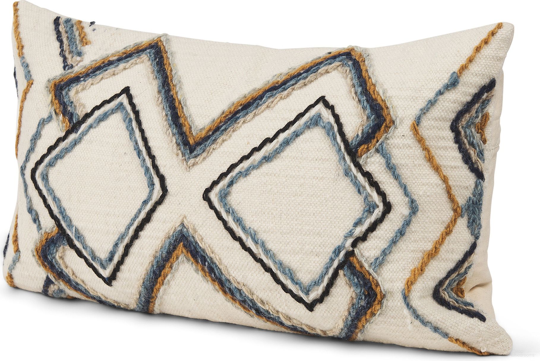 Kitt Lumbar Pillow Cover In Cream
