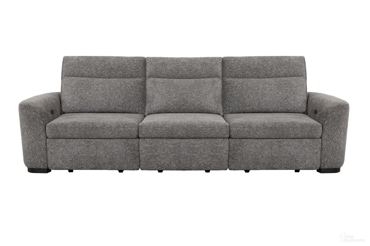 Kline 3 Piece Modular Slider Sofa In Nightfall