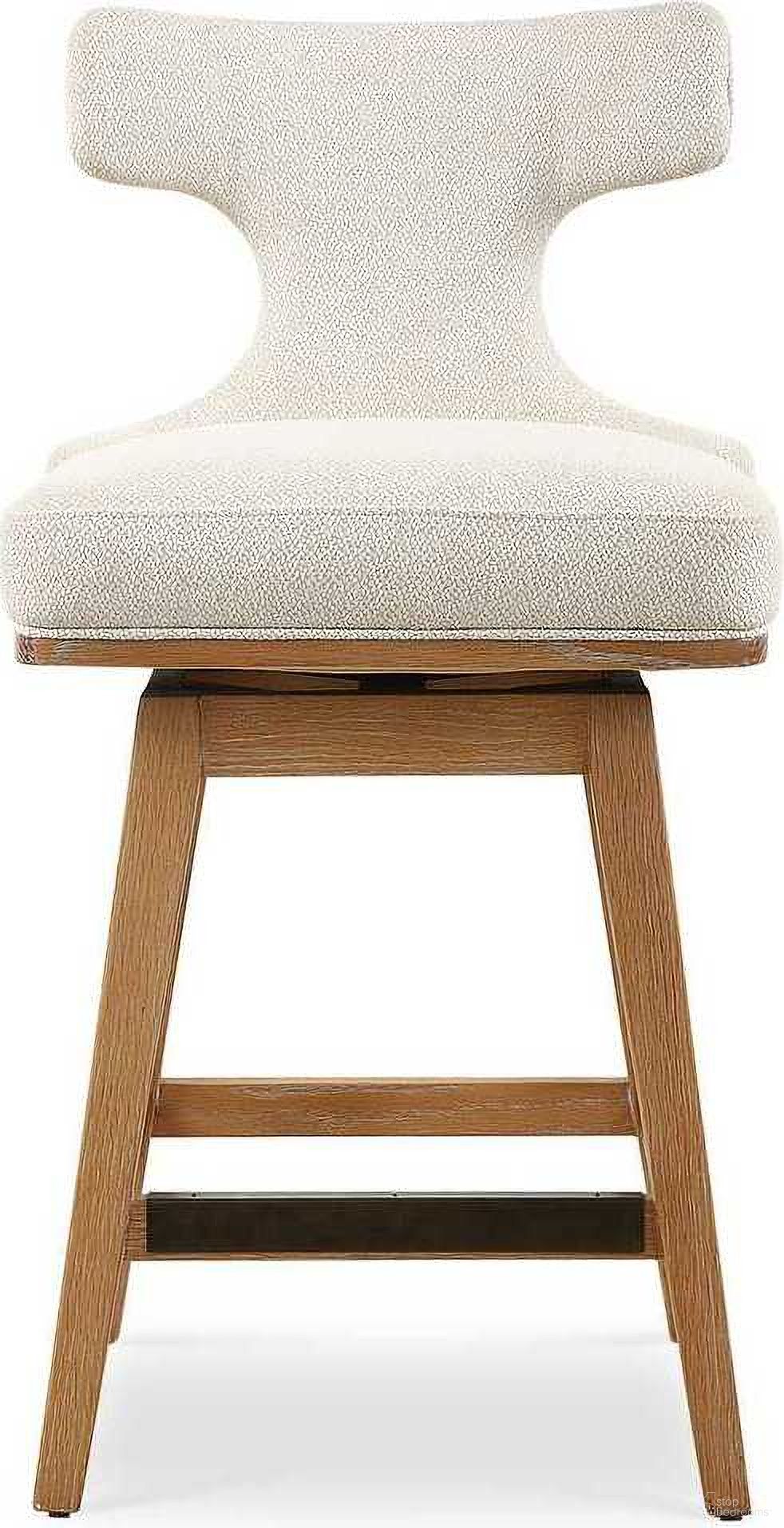 The appearance of Klismos Fabric Counter Stool In Off White designed by Uttermost in the modern / contemporary interior design. This off white piece of furniture was selected by 1StopBedrooms from Klismos Collection to add a touch of cosiness and style into your home. Sku: 23871. Material: Wood.