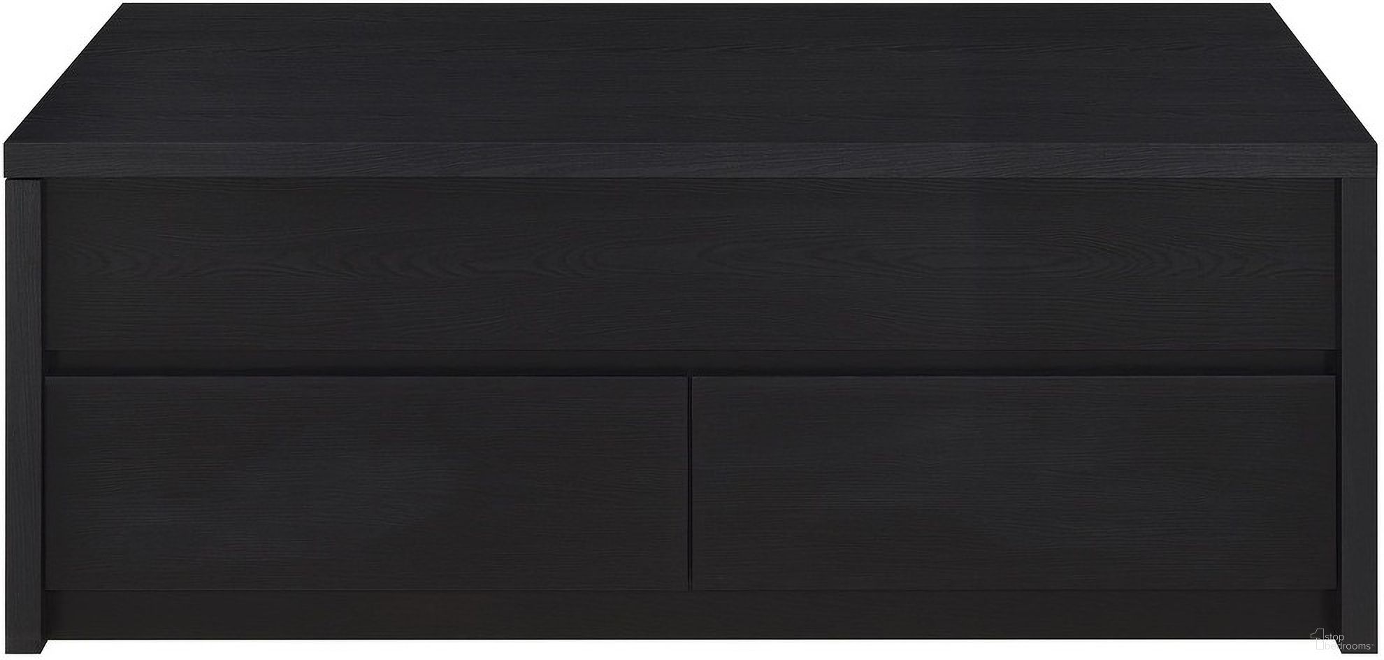 The appearance of Knapp Lift Top Cocktail Coffee Table with Dual Drawers In Black designed by Coaster in the modern / contemporary interior design. This black piece of furniture  was selected by 1StopBedrooms from Knapp Collection to add a touch of cosiness and style into your home. Sku: 706228. Material: MDF.