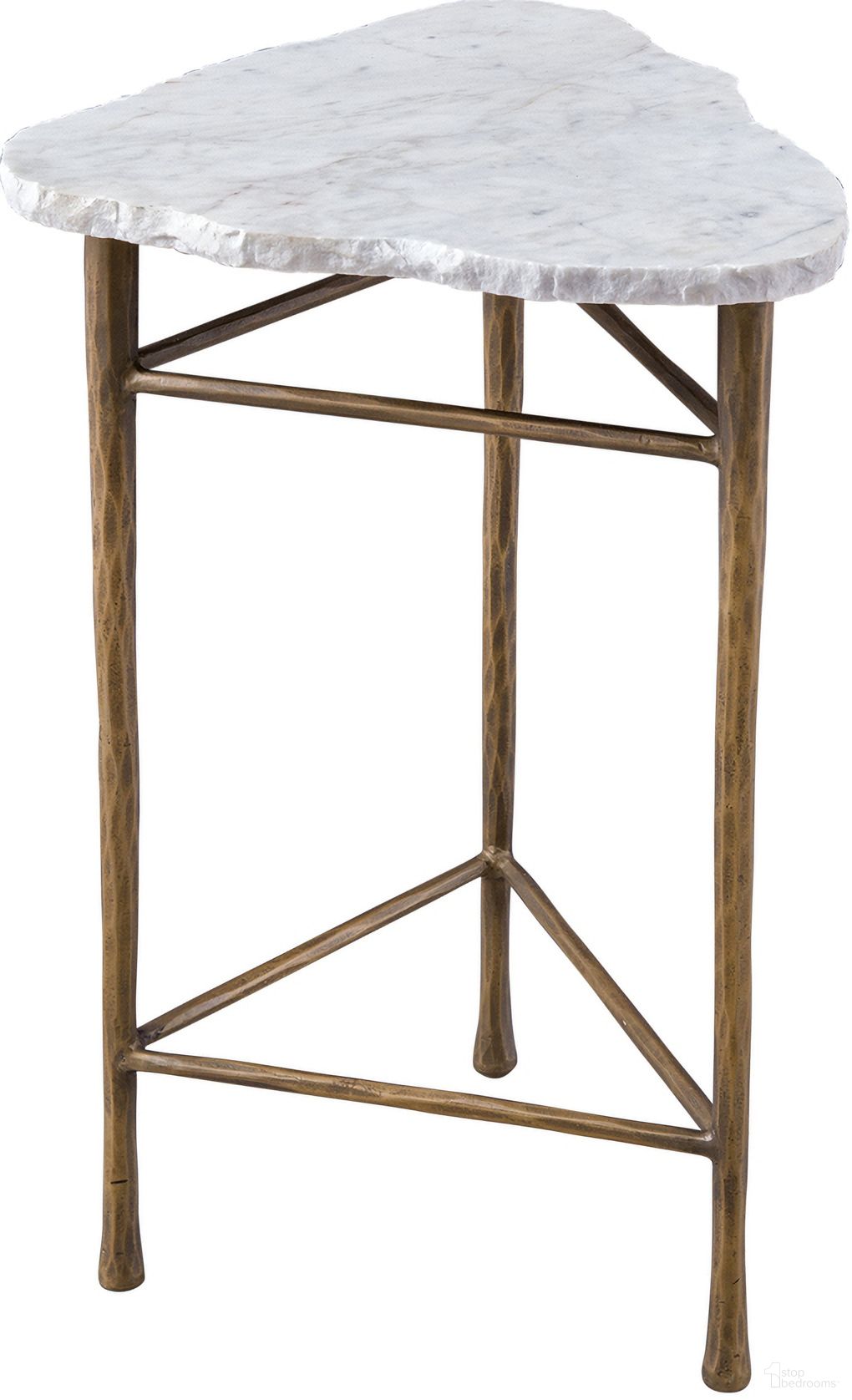 The appearance of Knapp Oval Accent Table In Antique Brass and White Marble designed by Bassett Mirror Company in the modern / contemporary interior design. This white marble and brass piece of furniture  was selected by 1StopBedrooms from Knapp Collection to add a touch of cosiness and style into your home. Sku: 9131-LR-223. Material: Iron.