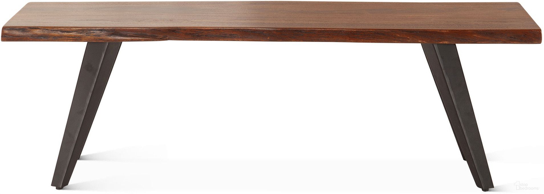 Knoxville 54 Inch Bench In Walnut