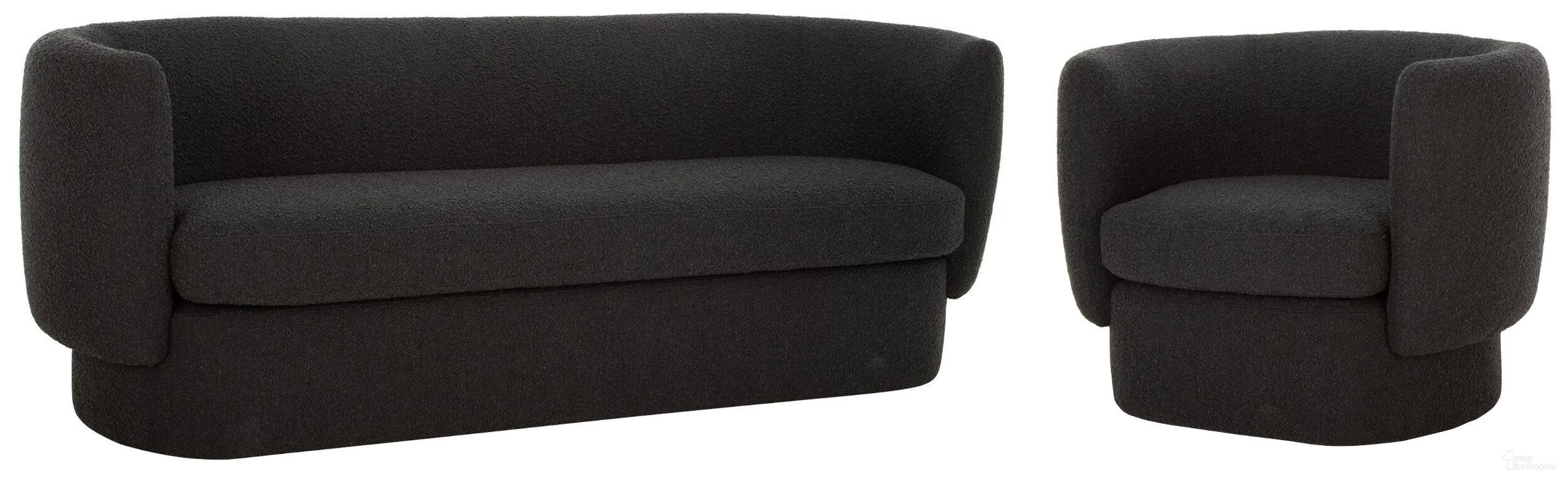 Koba Black Maya Living Room Set
