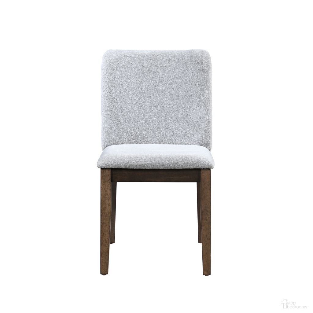 The appearance of Kody Upholstered Dining Chair Set of 2 In Gray and Brown designed by New Classic in the modern / contemporary interior design. This gray/brown piece of furniture was selected by 1StopBedrooms from Kody Collection to add a touch of cosiness and style into your home. Sku: D3434-20-GRY. Material: Wood. Chair Type: Side Chair.